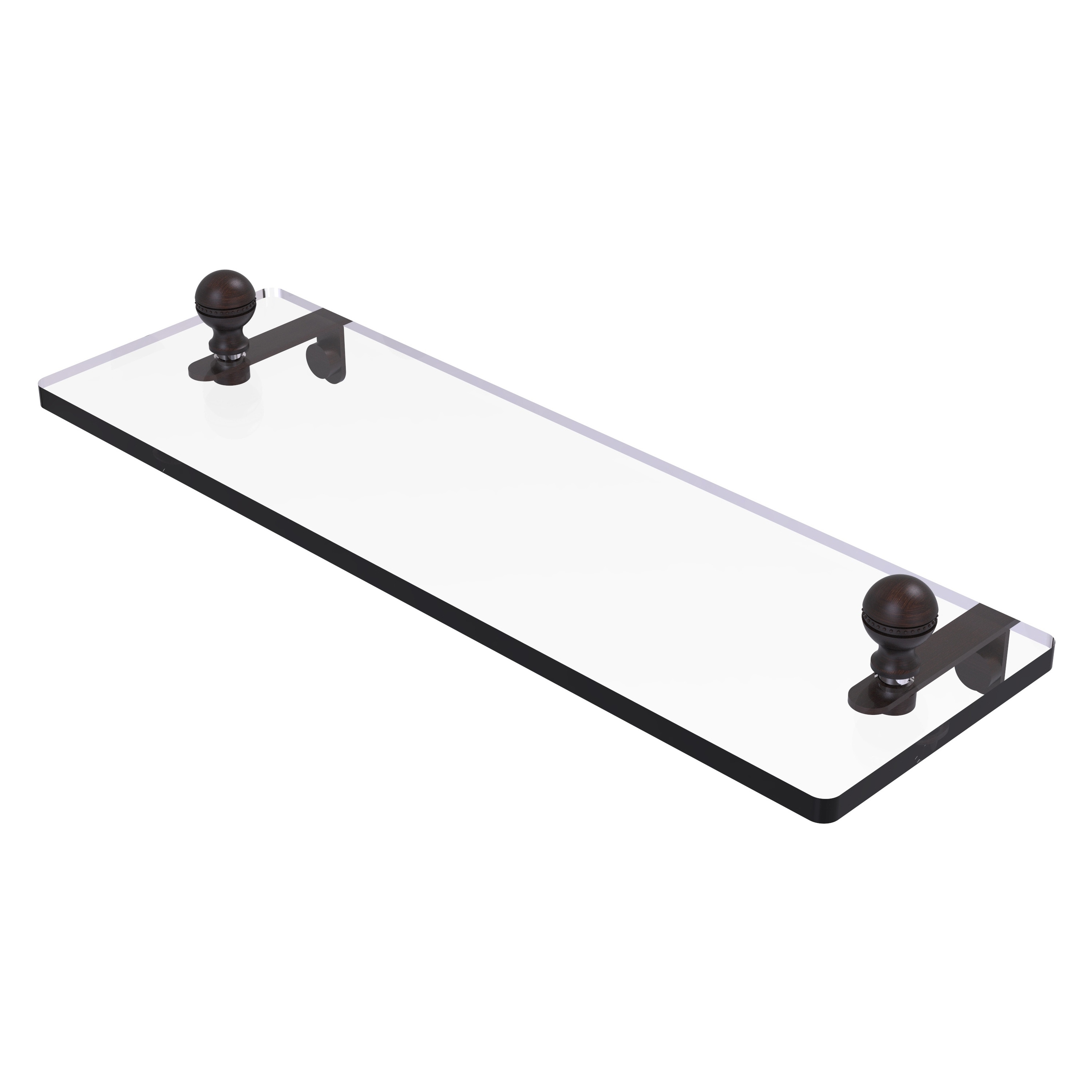 Allied Brass MA-1/16-VB Mambo Venetian Bronze Wall mount Bathroom Shelf ( 16-in x 2.25-in x 5-in )