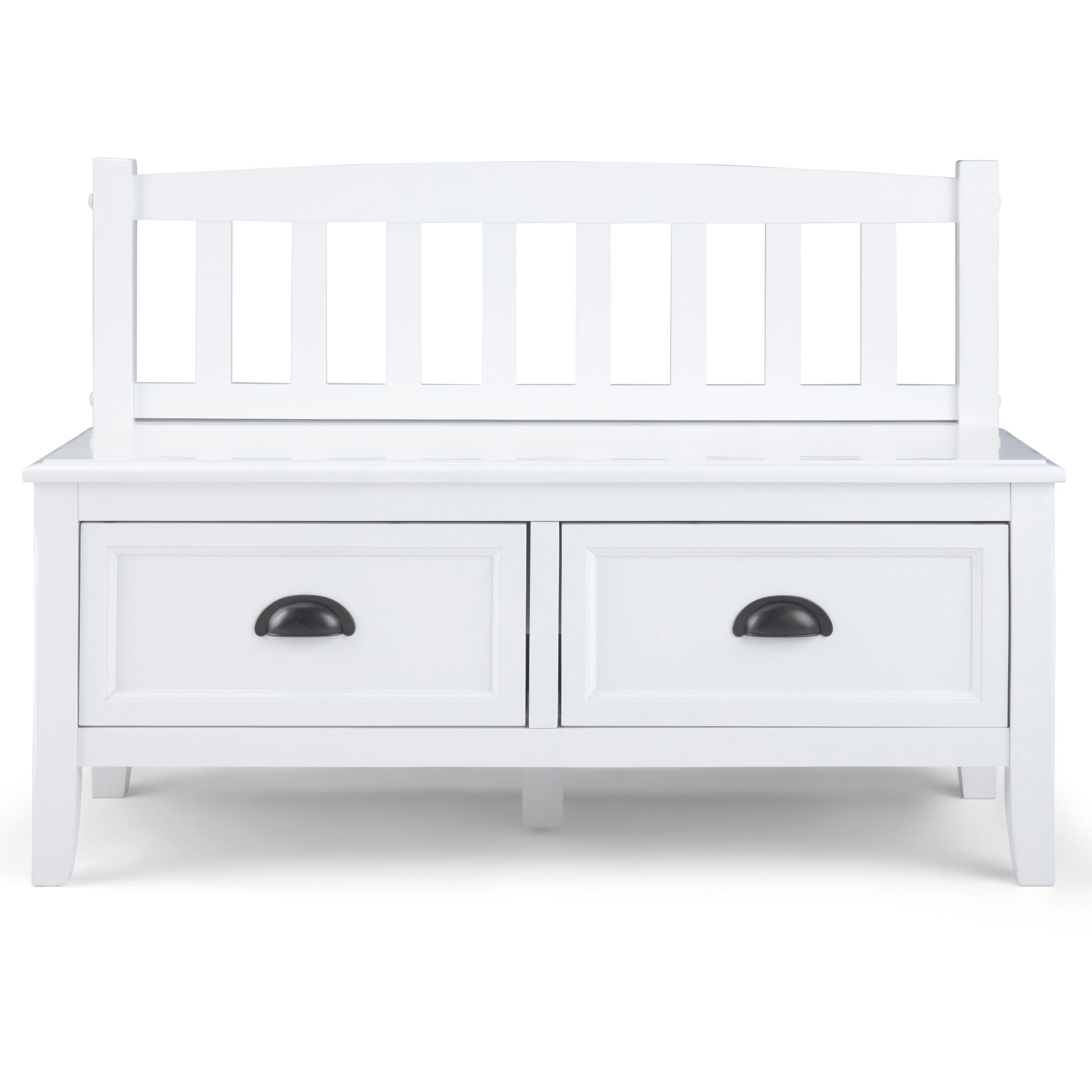 Simpli Home AXCBURBEN-W bench - View #2