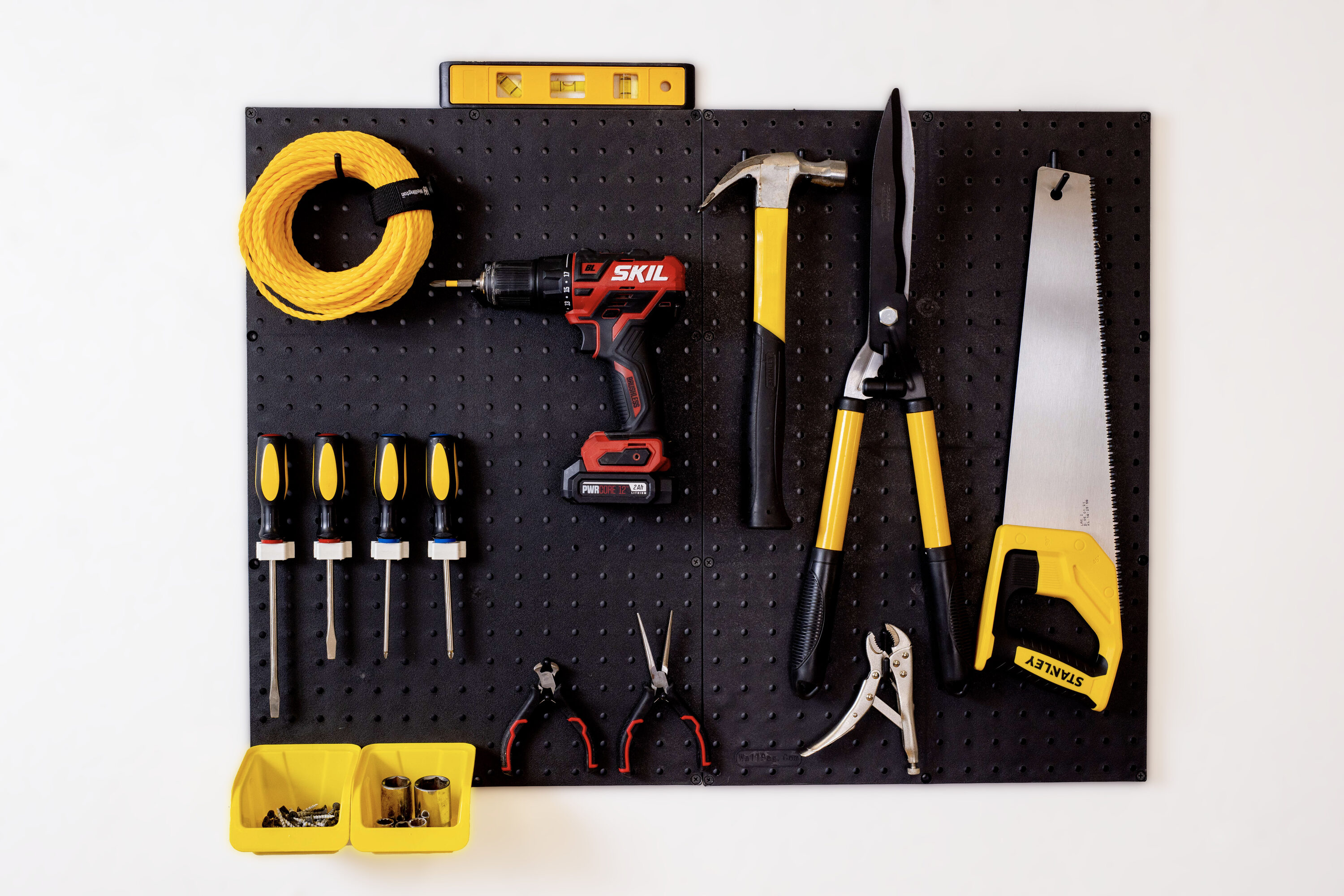 NON-Locking Plastic J Style Pegboard Hooks Combo Kit Tool Storage - Pick A  Pack 