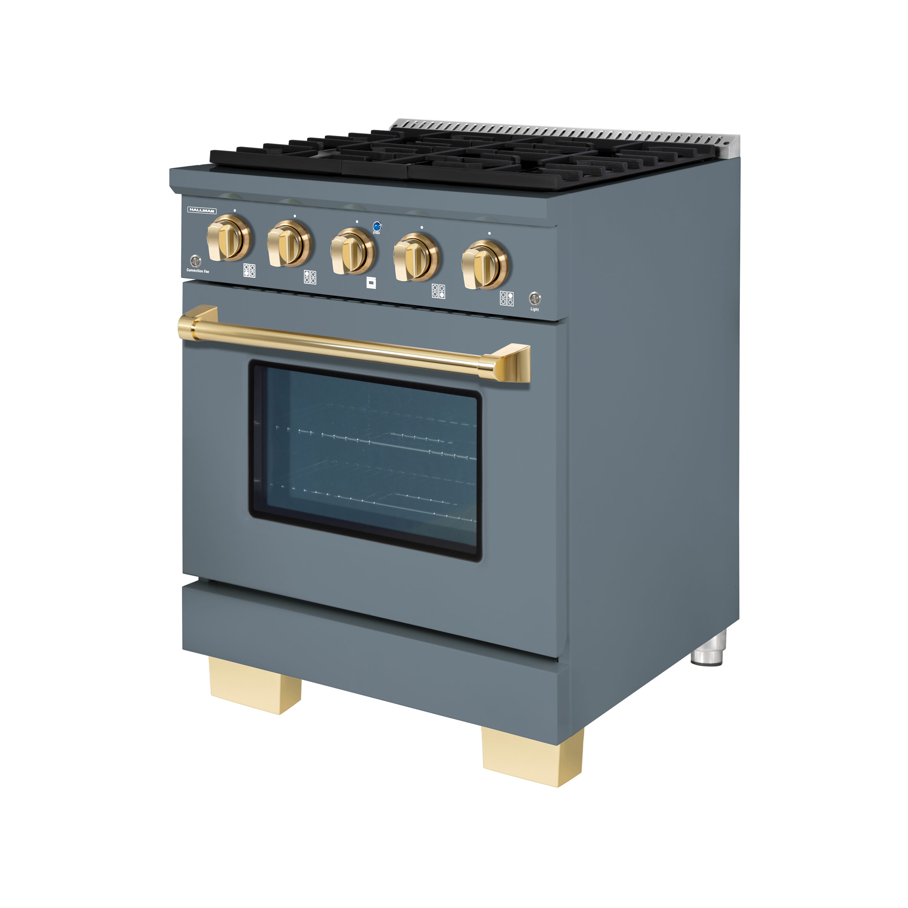 Hallman HBRG30BSGR Freestanding-Gas-Ranges - View #2