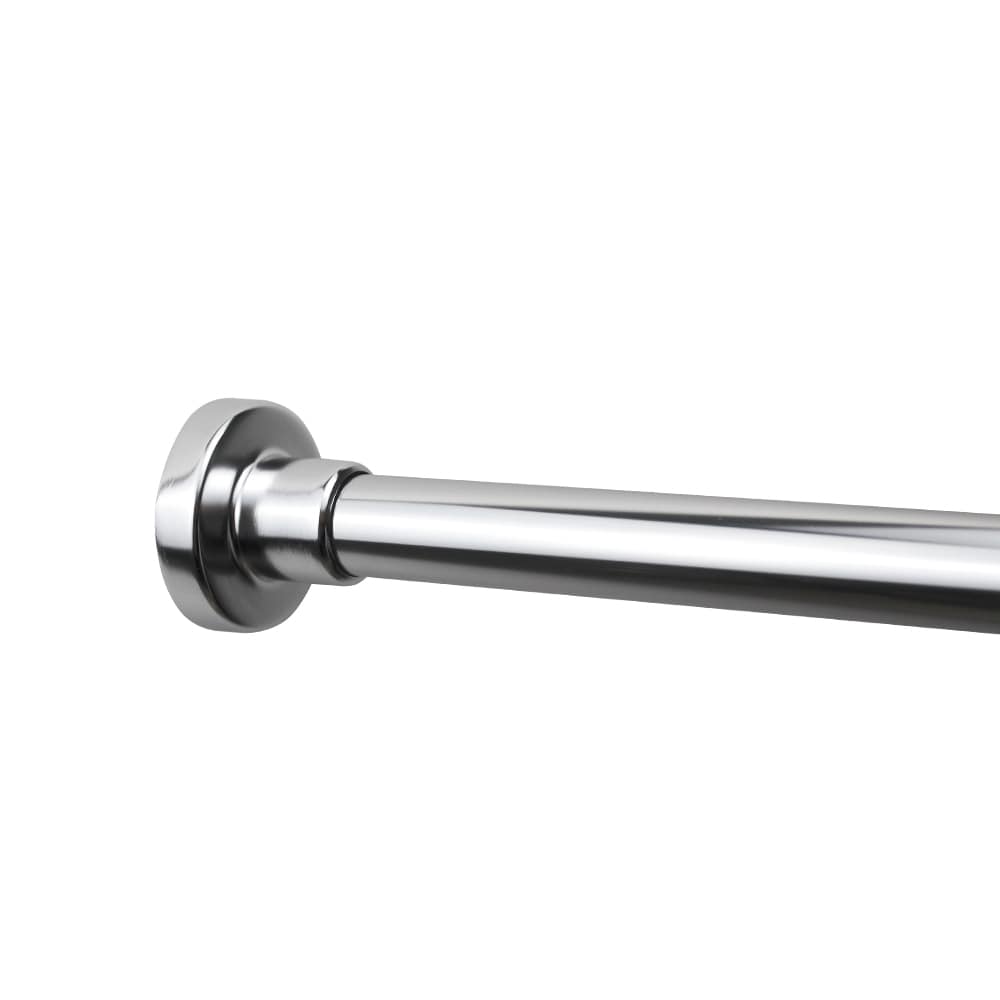 Origin 21 42-in to 72-in Chrome Tension Single straight Adjustable Shower Curtain Rod