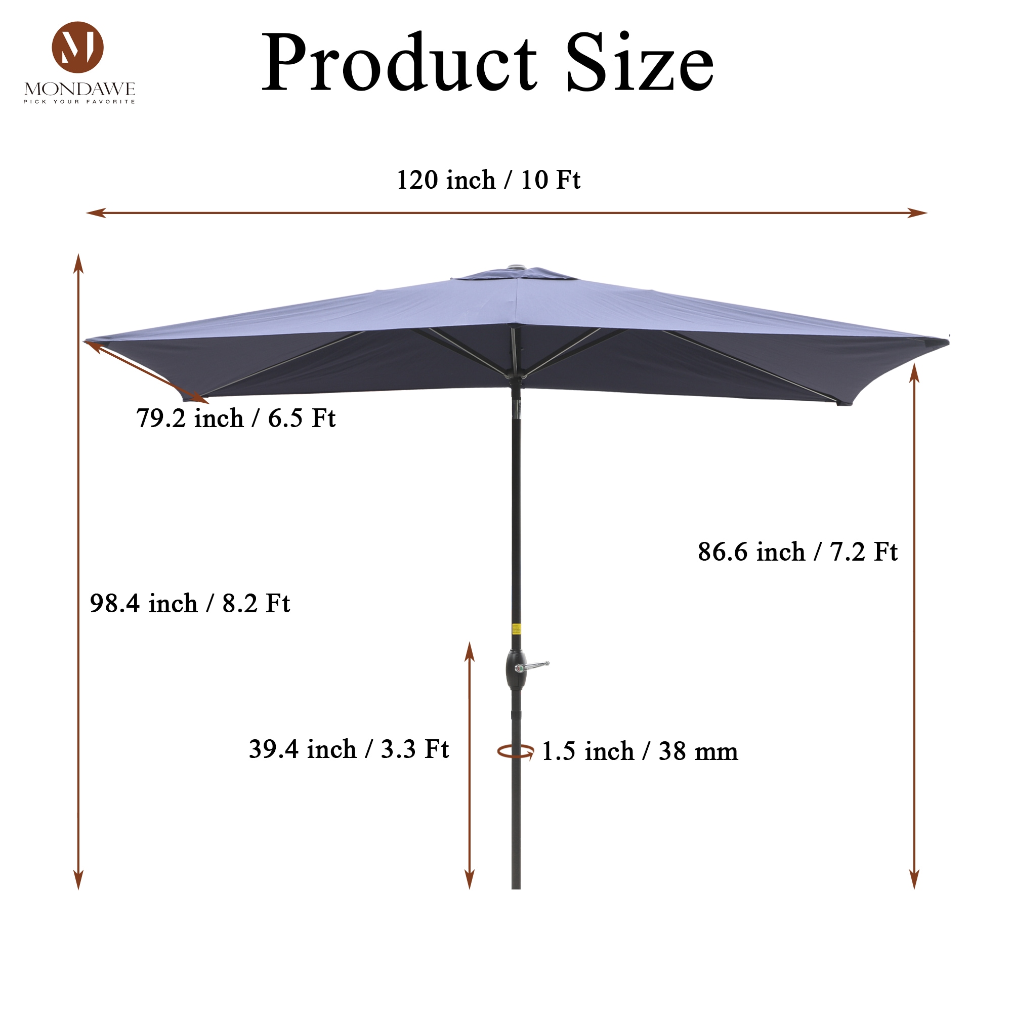 Mondawe 07TN-HY Umbrellas-2 - View #8