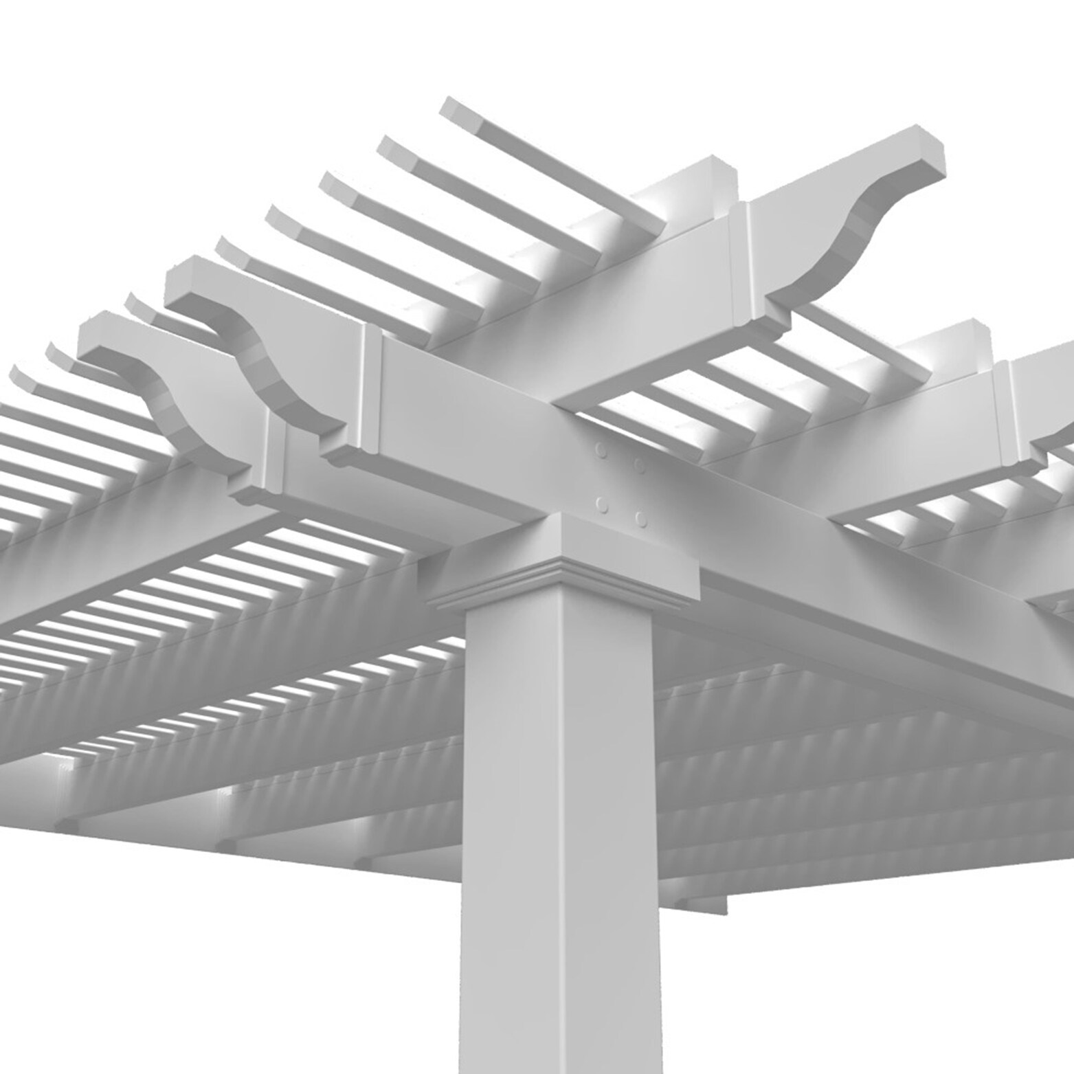 Modern Pergola Kits TRAD12X16A7INCH2023 Pergolas-2 - View #2