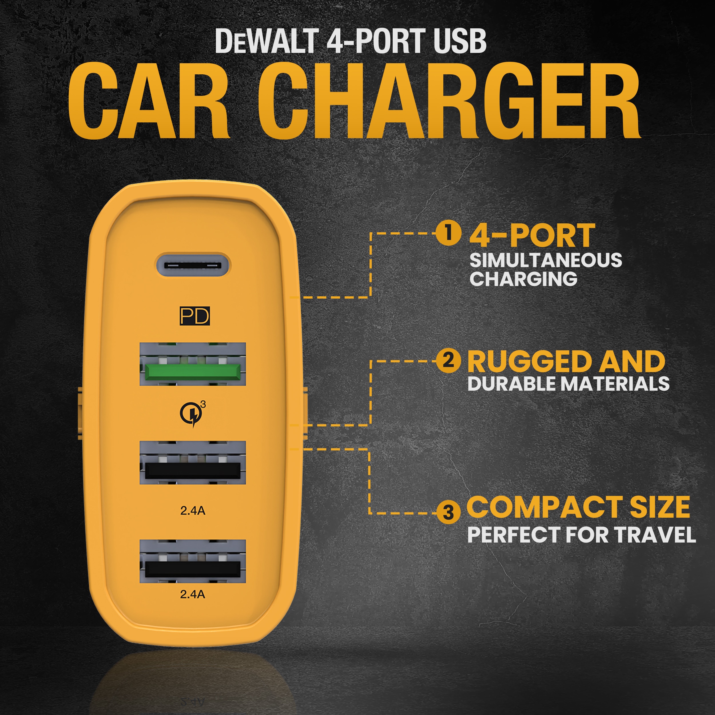 DEWALT 141 9009 DW2 Mobile-Device-Chargers - View #2