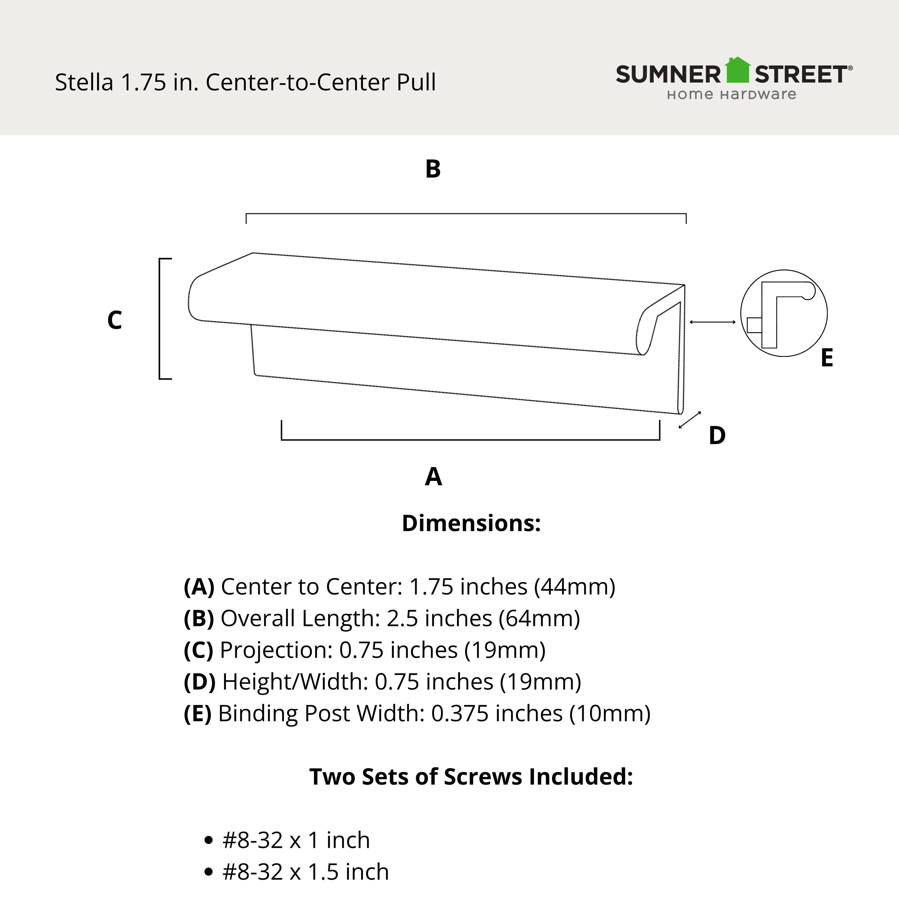 Sumner Street Home Hardware RL020524 Cabinet-Pulls - View #6