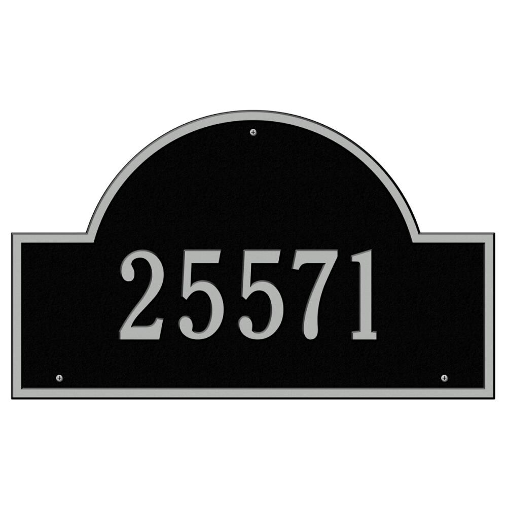 Whitehall 24-in Black House Number