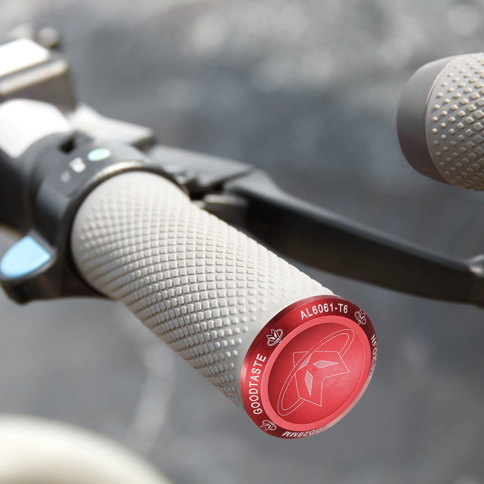 Harfington Bar End Plugs Aluminum Handlebar End Caps Bike Plugs 0.57oz ...