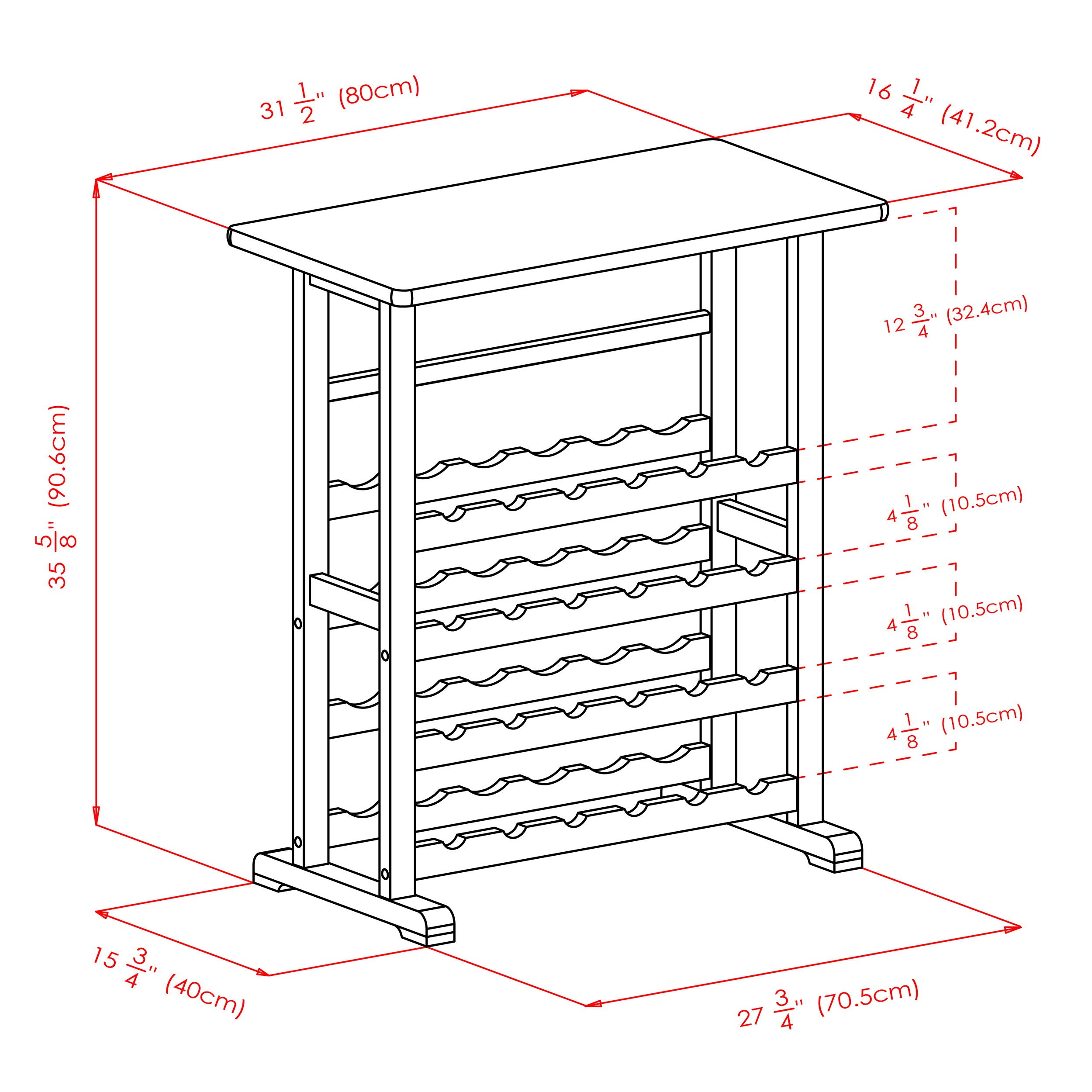Winsome Wood 83024 Wine-Racks - View #8