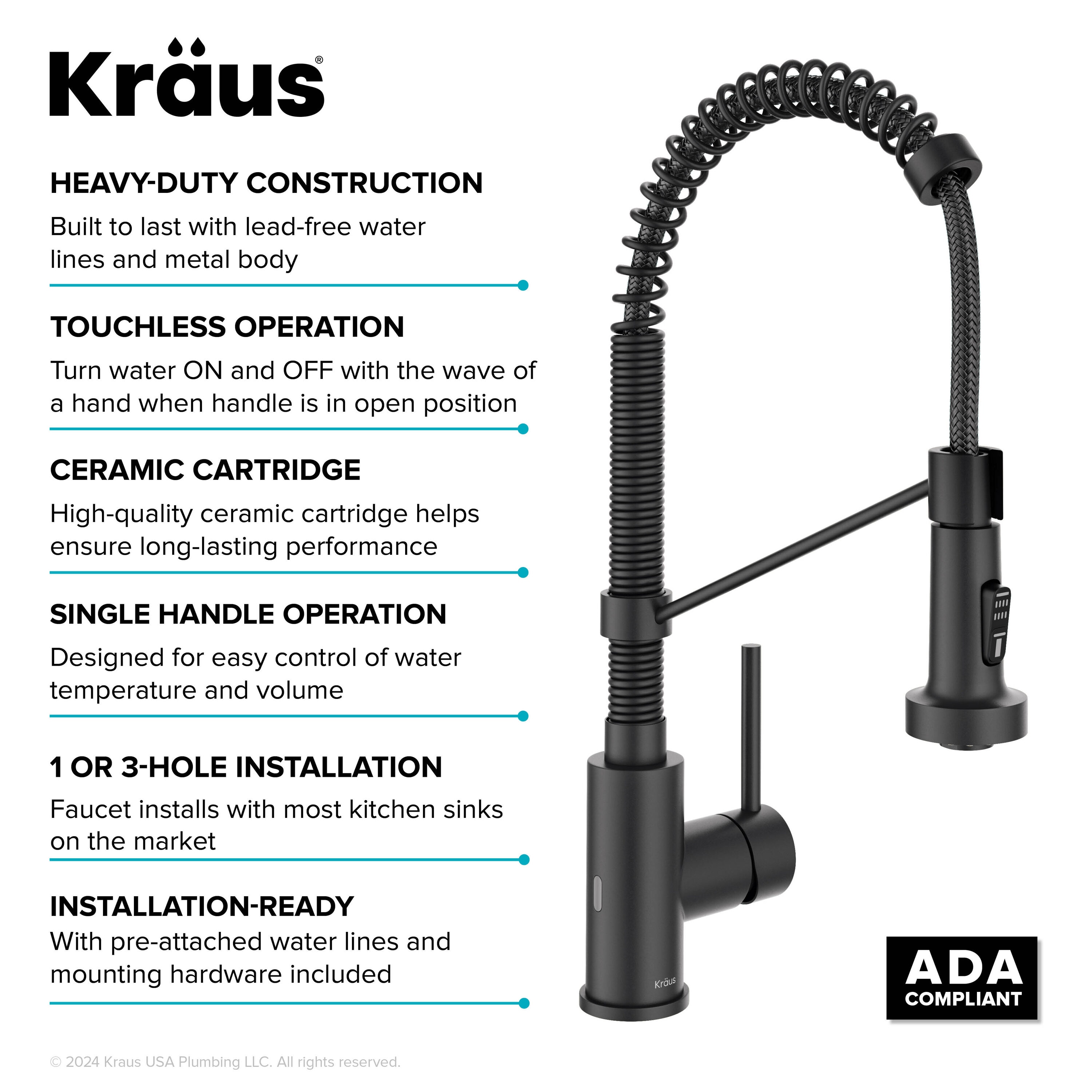 Kraus KSF-1610MB Kitchen-Faucets - View #14