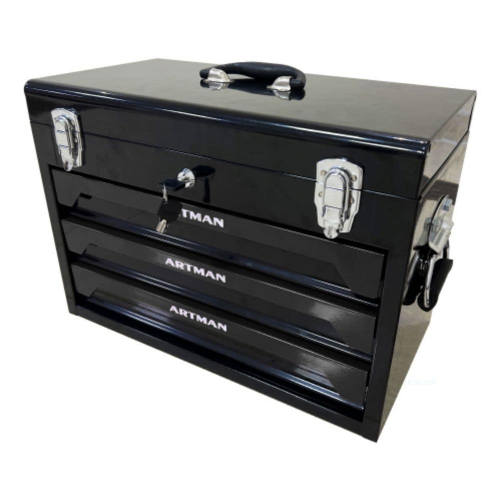 Siavonce Bottom Tool Cabinets 10.63-in W x 13.86-in H 3-Drawer Steel Tool Cabinet (Black) XH11197 Sansujyuku sansujyuku.com