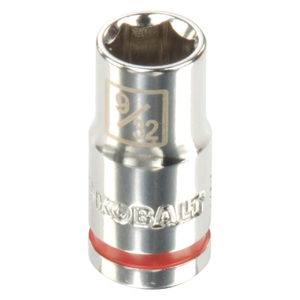Kobalt 85484 1/4-in Drive Standard (SAE) 9/32-in Shallow Socket