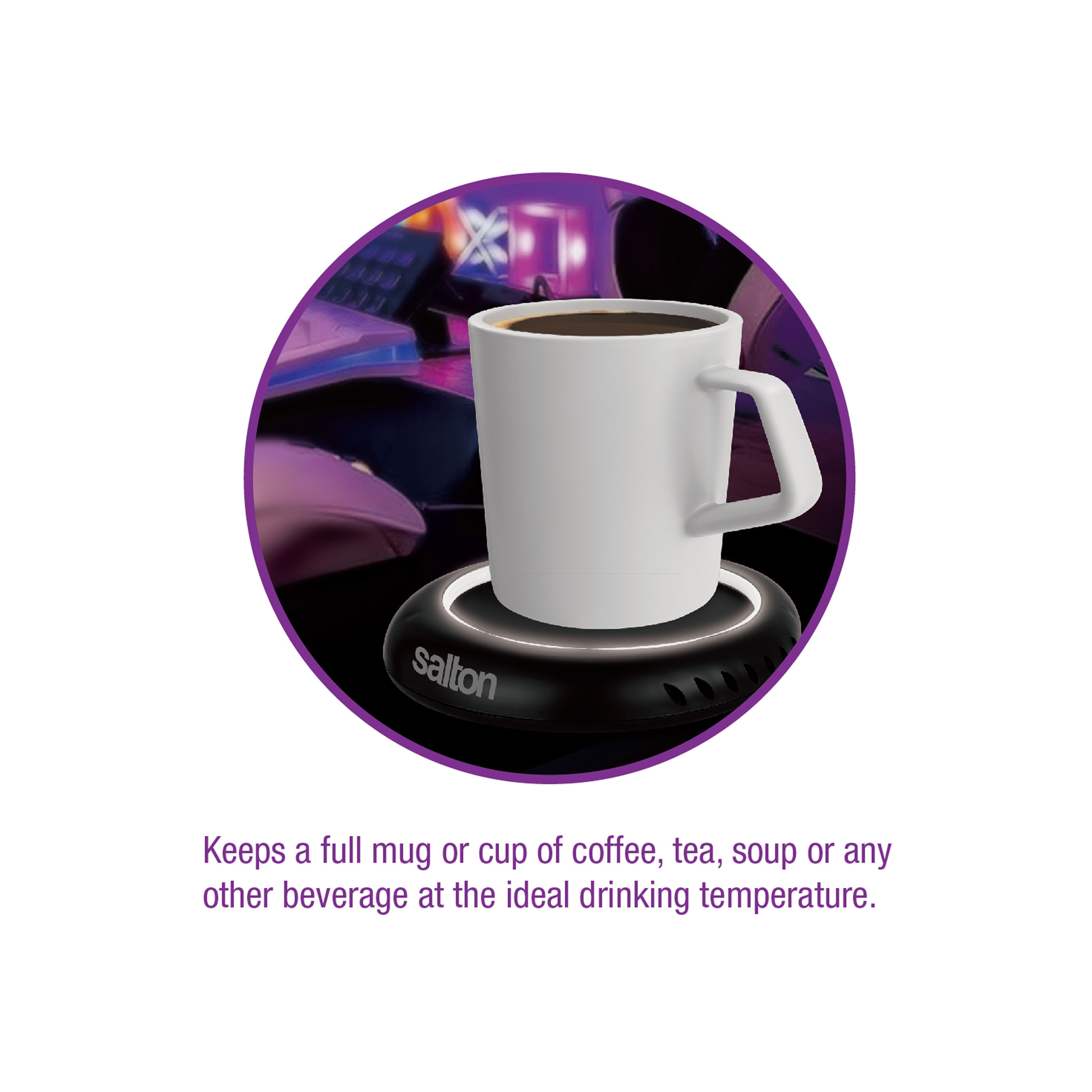 SPRING PARK Coffee Mug Warmer, Smart Cup Warmer Beverage Warmer