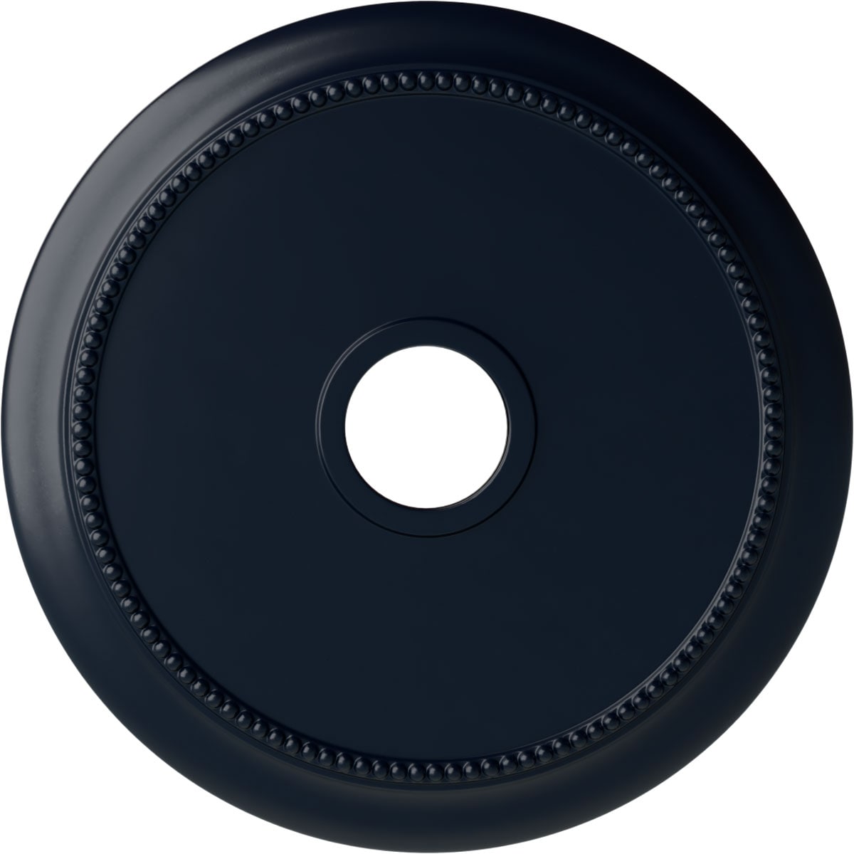 Ekena Millwork CM24CRMDF Crendon 24.125-in W x 24.125-in L Painted Midnight Dream Polyurethane Whole Ceiling Medallion