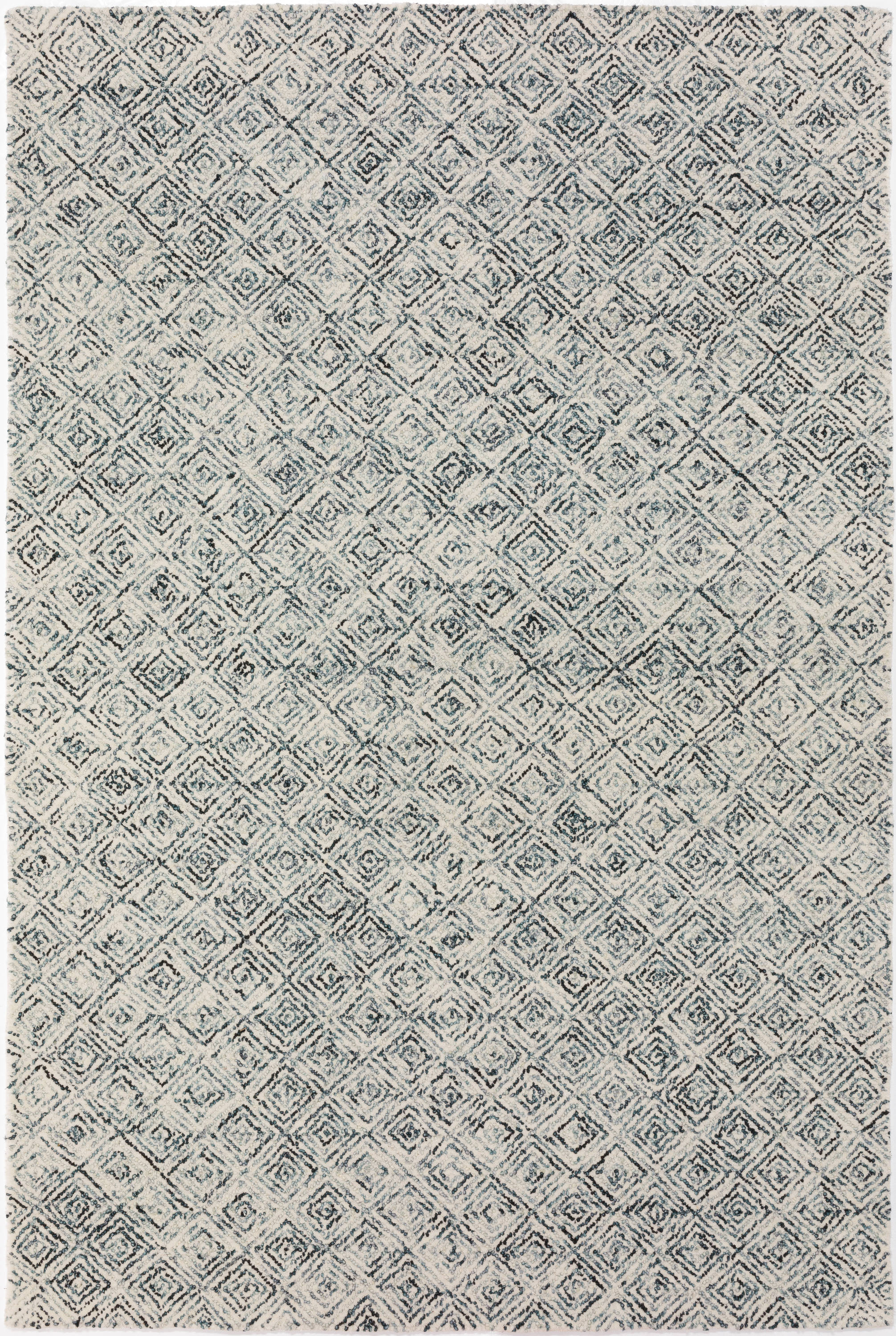 Addison Rugs ADL31DE4X6 Delilah 4 X 6 (ft) Wool Grey Indoor Geometric Bohemian/Eclectic Area Rug