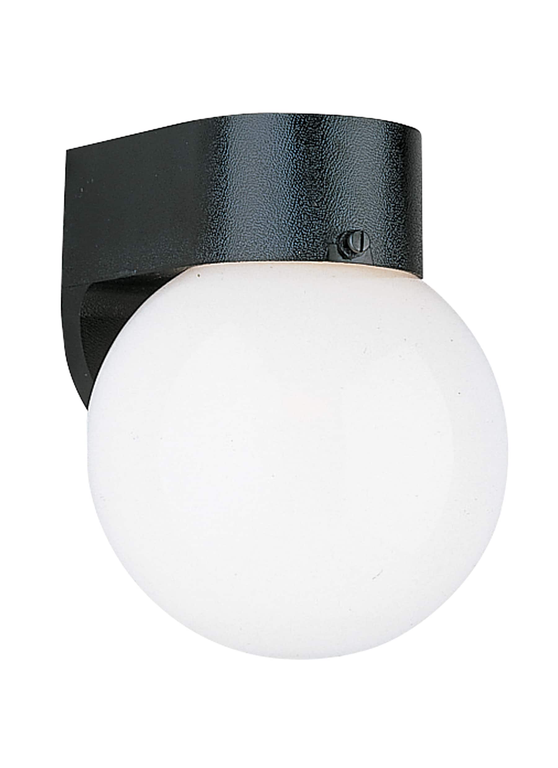 Generation Lighting 8753-34 1 -Light 7.25-in H Black Hardwired Outdoor Wall Light