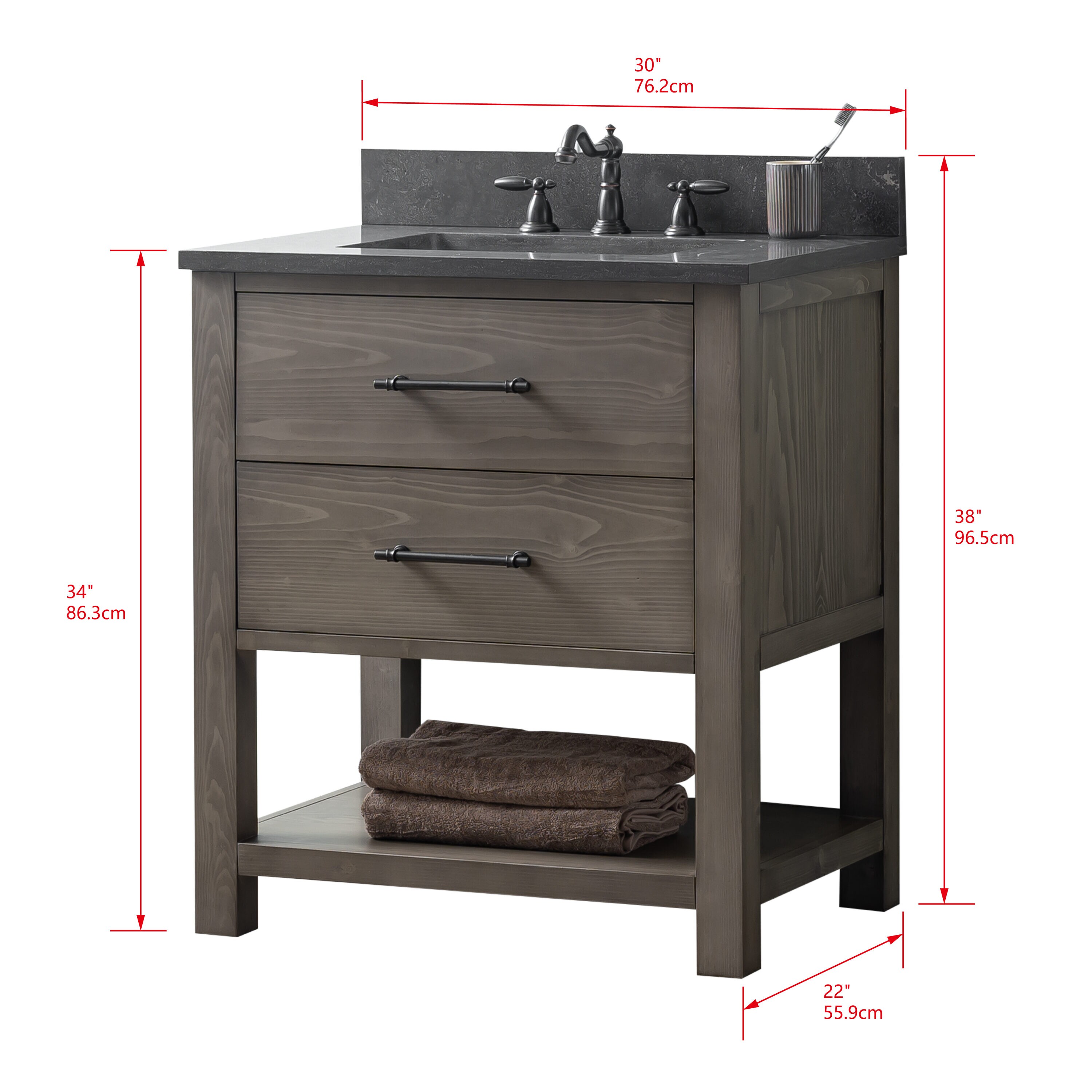 Sudio Design WINDWOOD-30SG Bath-Vanity-Combo - View #9