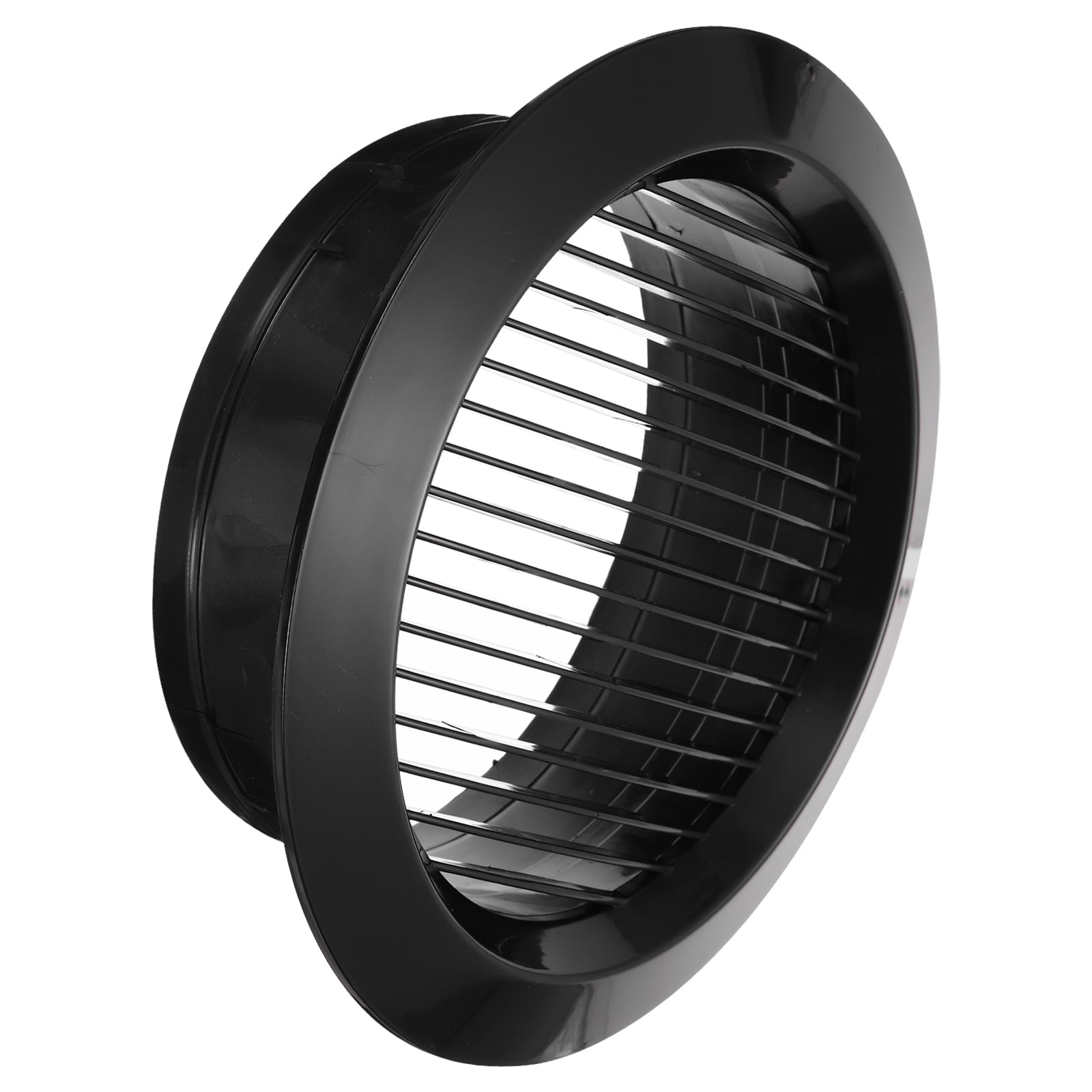 PATIKIL 8inch Round Air Vent Cover Soffit Vents ABS Ceiling Vent Covers Air Vent Louver for Bathroom Kitchen Living Room Ventilation System Black #S26012200UX5244