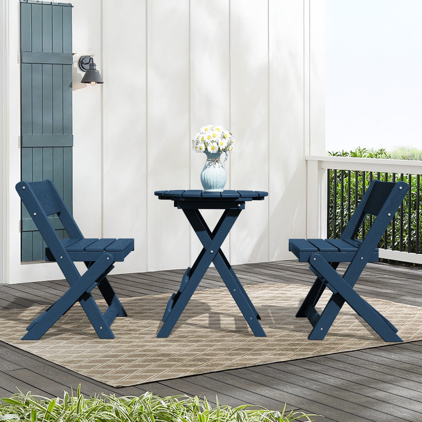 VOUA 3XJGT-NV 3 -Piece Patio Conversation Set