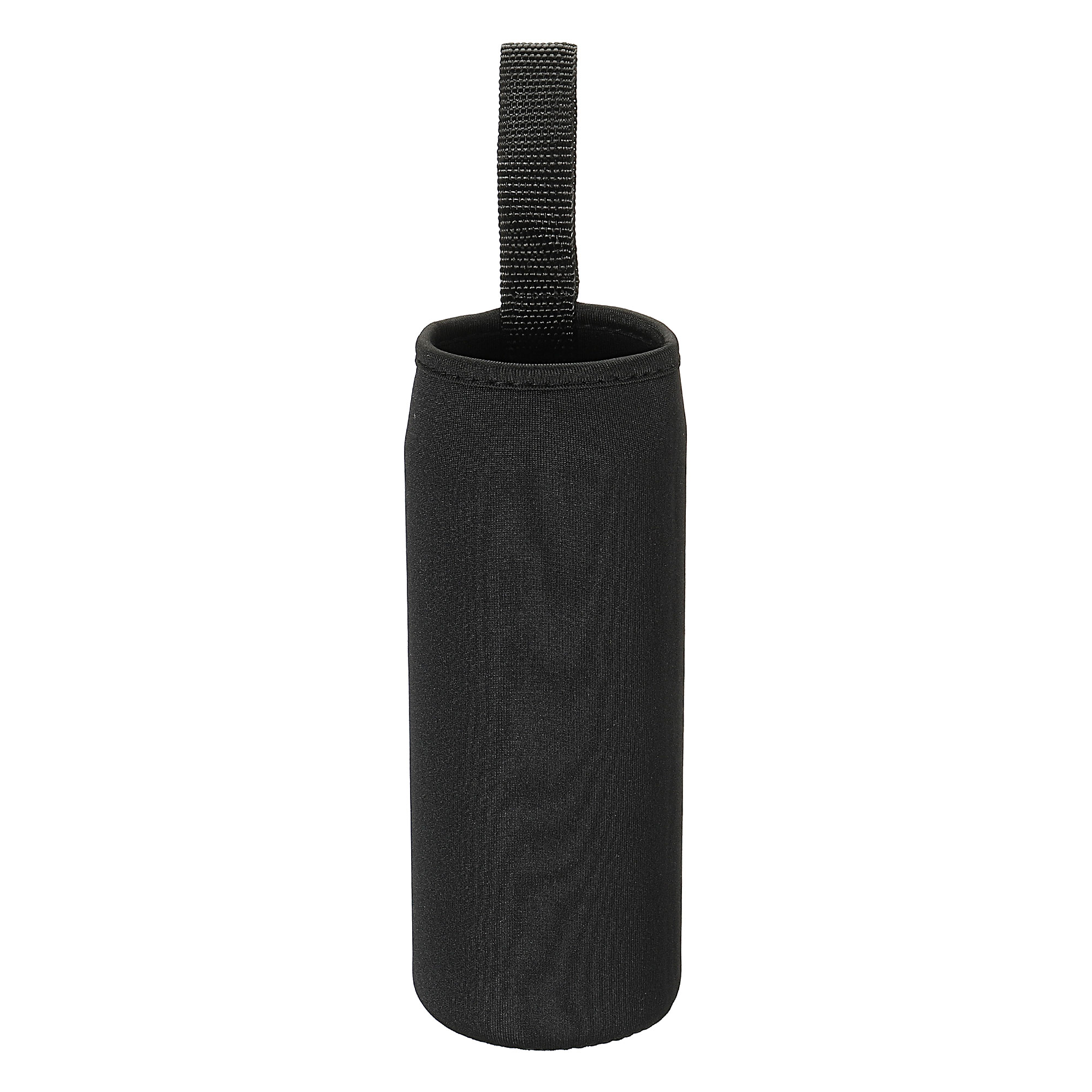 Unique Bargains Water Bottle Sleeve 500ml Neoprene Carrier Insulated Non Slip Protective Glass Bottles Cover with Strap for Cool or Hot Drinks Black 2pcs #S26051100UX6794