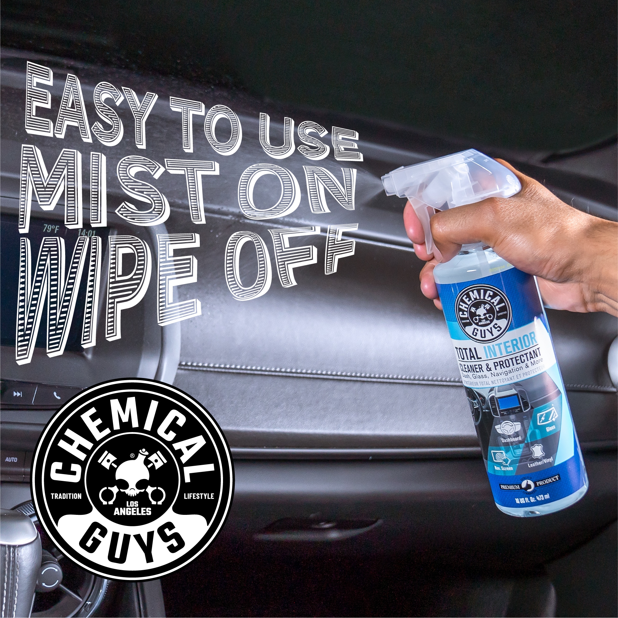 Chemical Guys 16-fl oz Spray Car Interior Cleaner in the Car