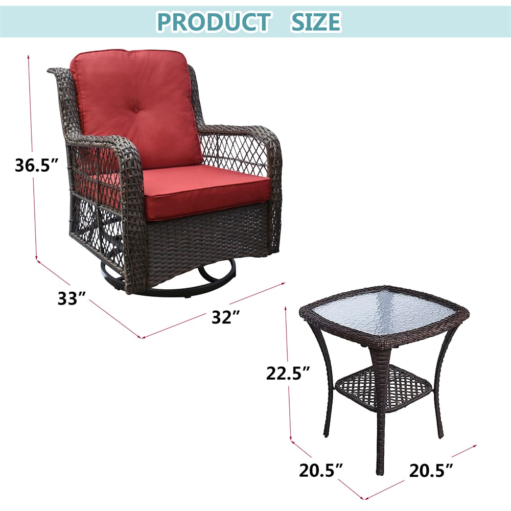 Afoxsos LWMX213 Patio-Conversation-Sets - View #6