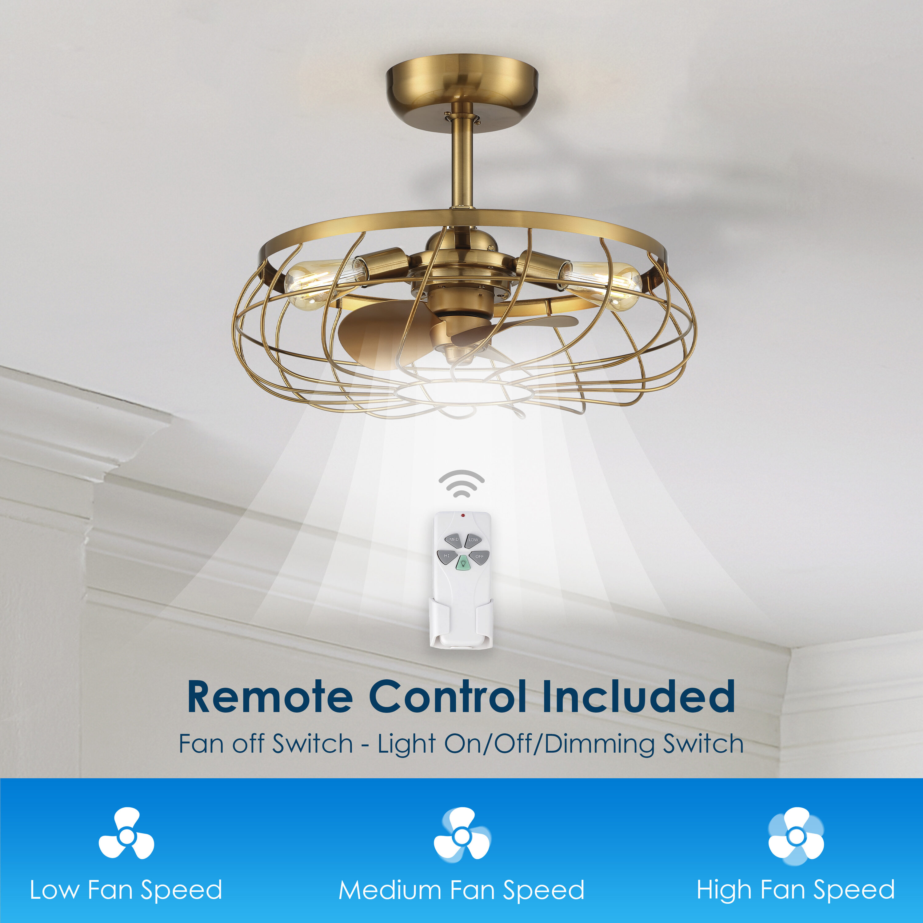 Arranmore Lighting & Fans AR-2281AGB Ceiling-Fans - View #3