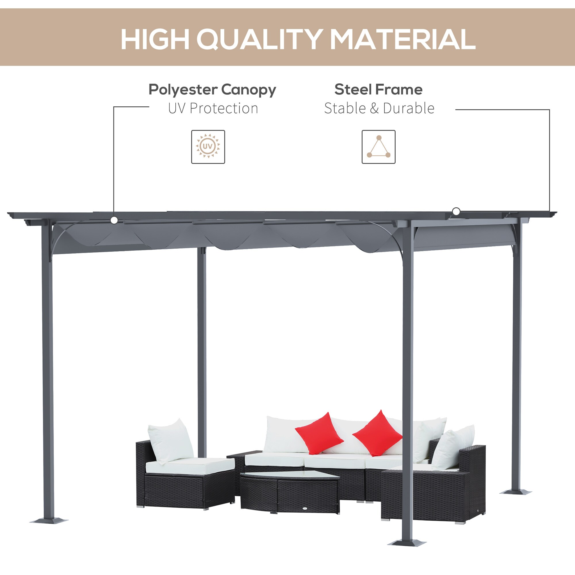 GZMR GM-W4142 Wood-Resin-Gazebos - View #4