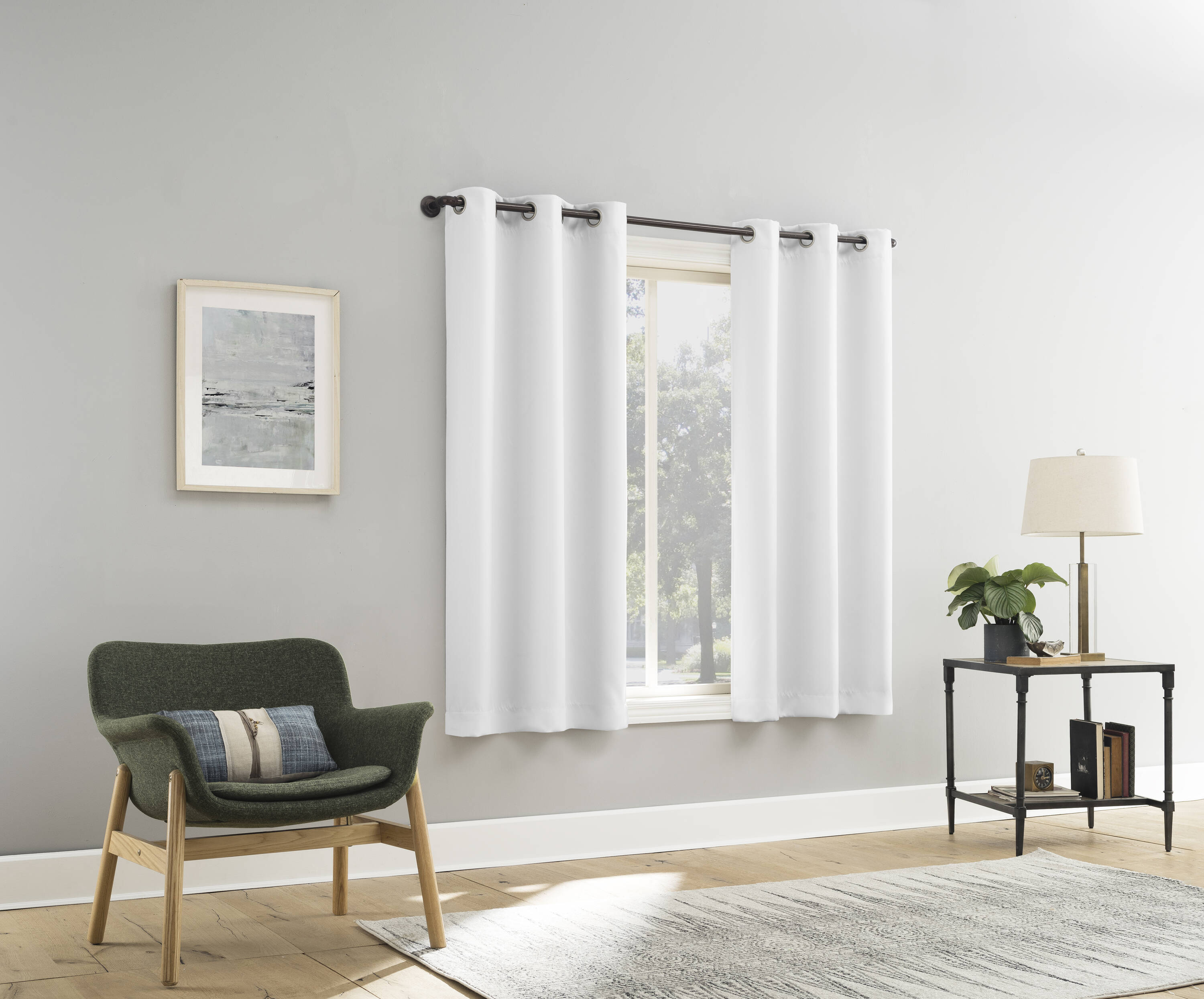 Sun Zero DOUGLAS 74X63 WHITE curtains - View #7