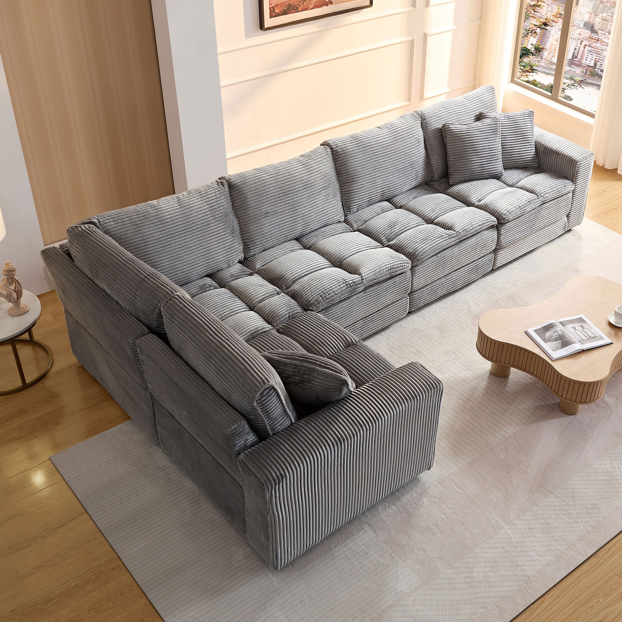 SINOFURN SYA020331GY Sofas-Loveseats - View #2