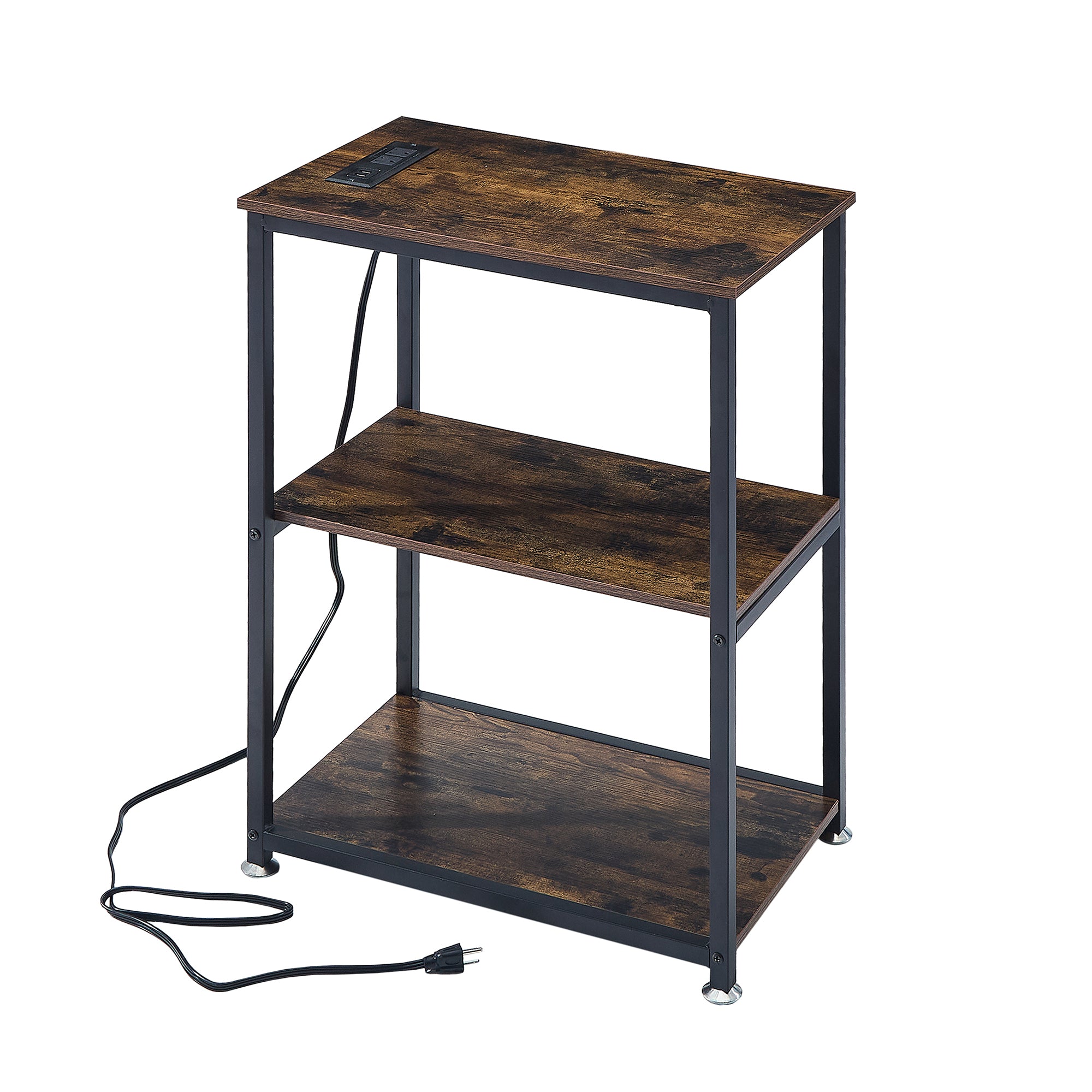 Vecelo LOE-XF-NT05-BRN-UP End-Tables - View #2