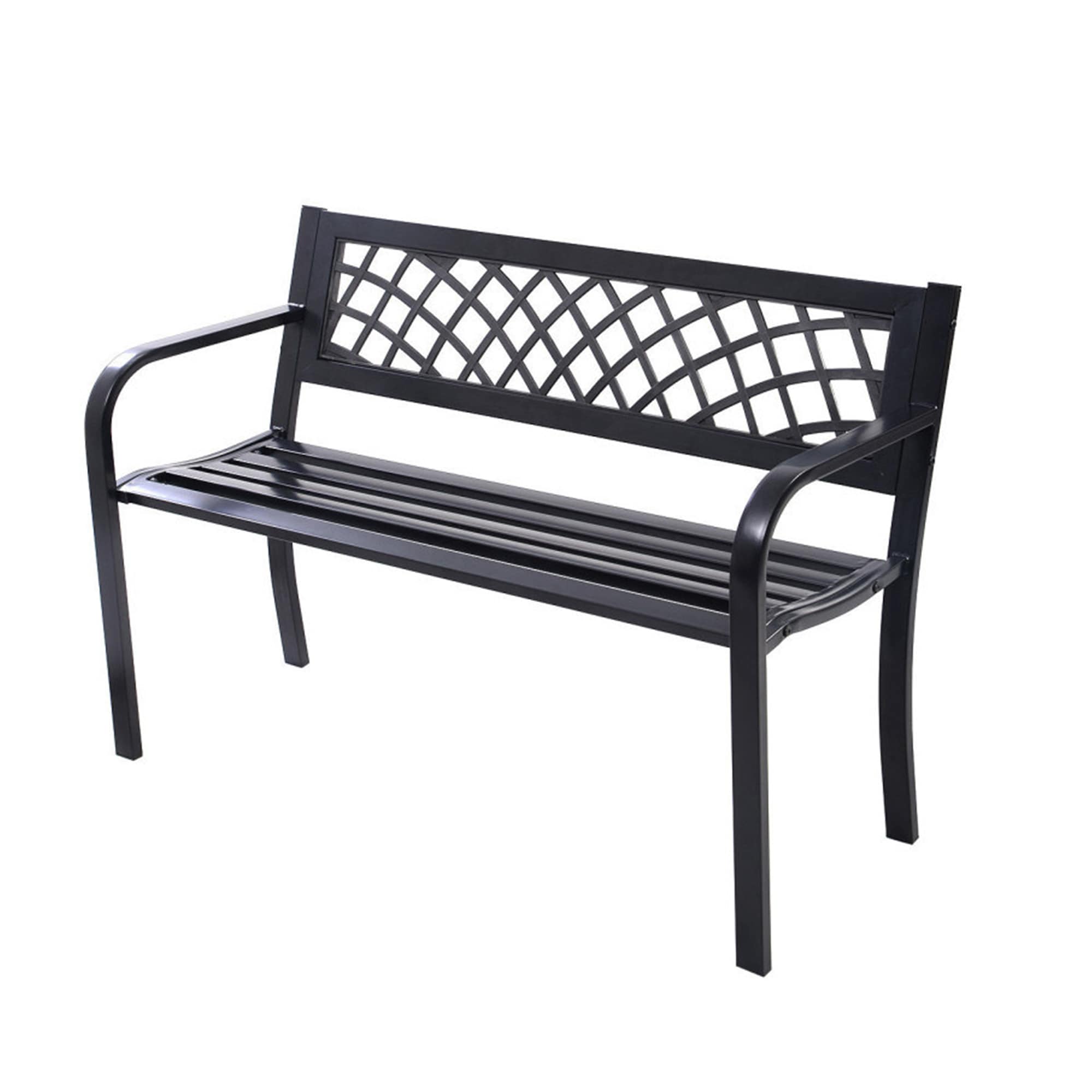 Metal love best sale seat bench