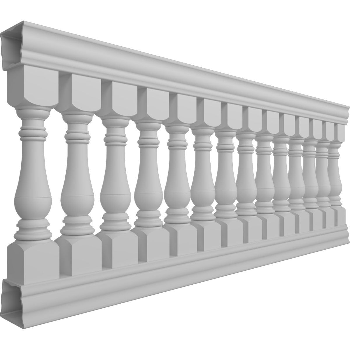 Ekena Millwork BALK42X096BRA railings - View #3
