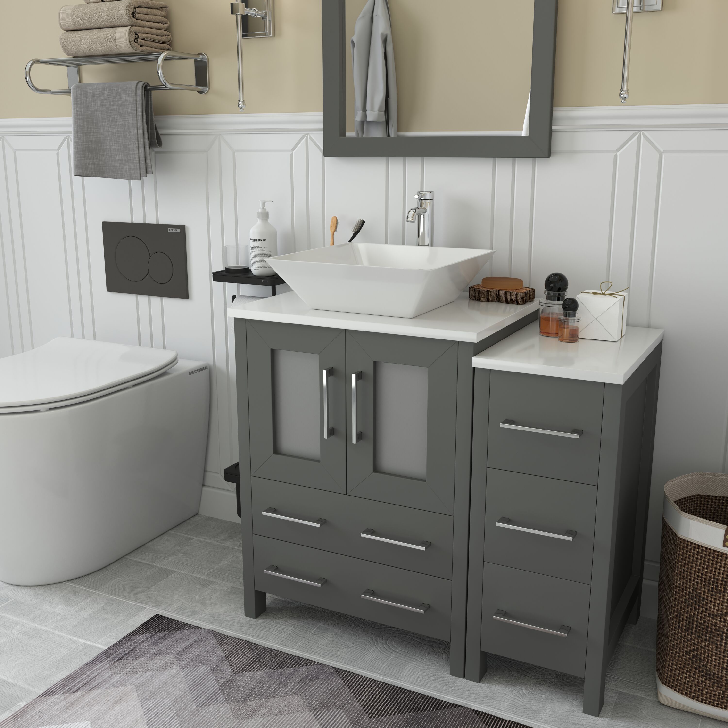 Vanity Art VA3124-36G Bath-Vanity-Combo - View #3