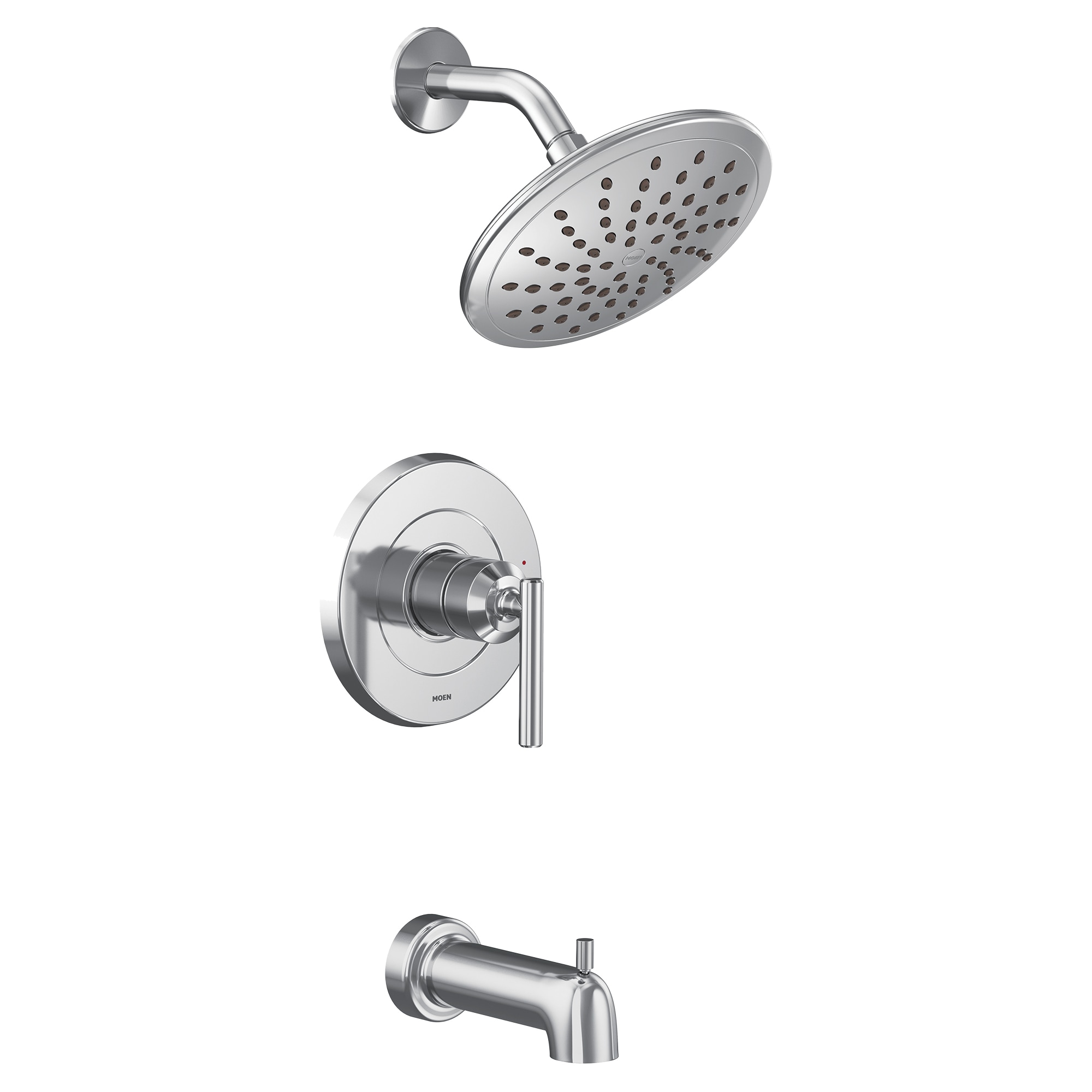 Moen UT3003EP Gibson Chrome 1-handle Single function 8-Inches Round Shower Faucet