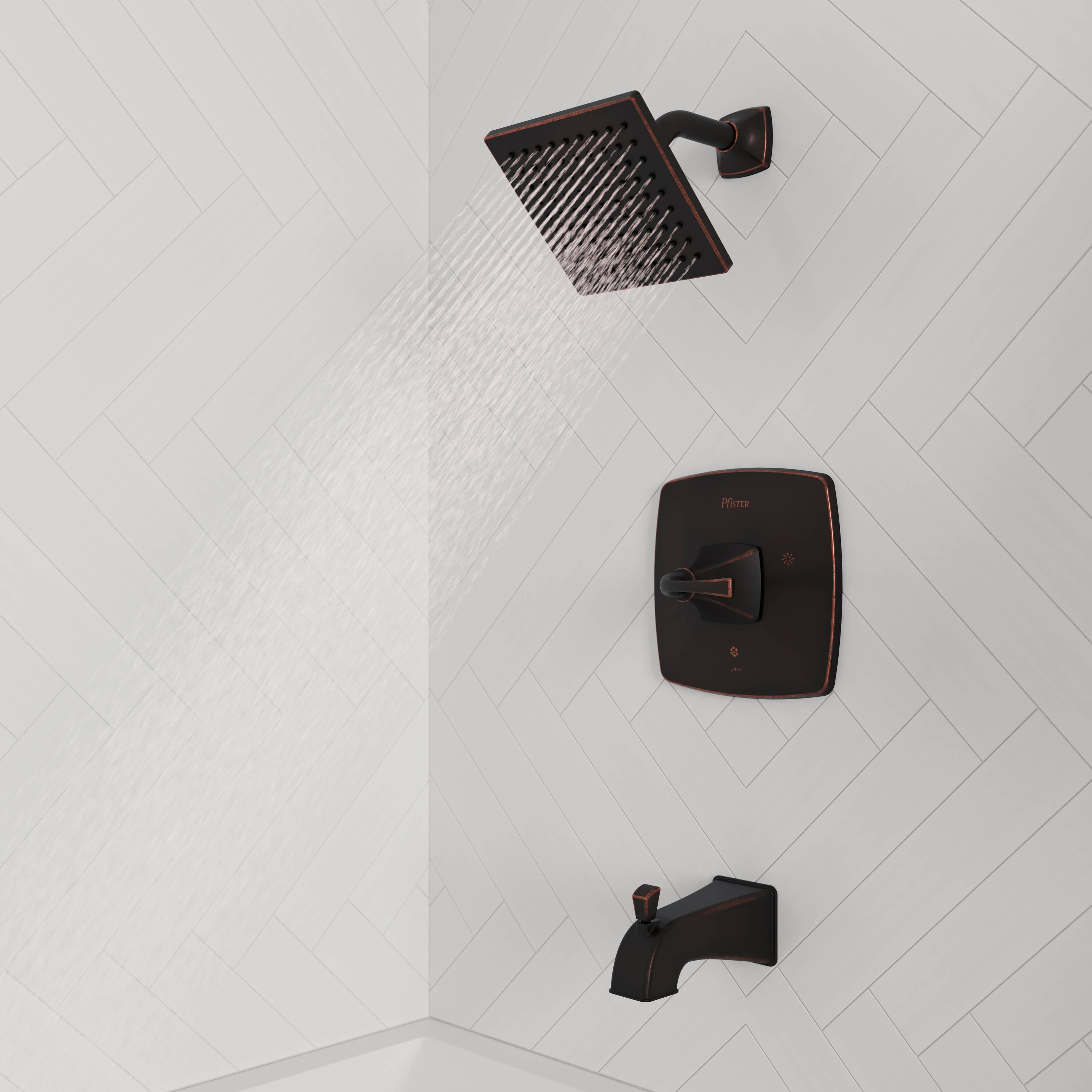 Pfister LG89-7BSY Tub-Shower-Faucets - View #9
