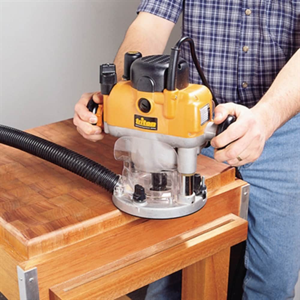 Triton Tools 1/4-in and 1/2-in 3.25-HP Variable Speed Plunge Corded Router  in the Routers department at