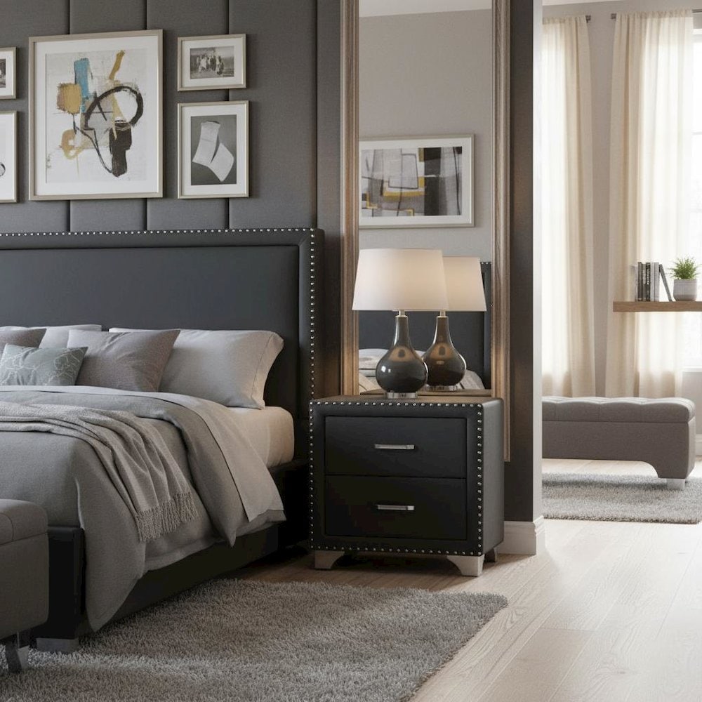 FurniFact BO3320570WHT nightstands - View #2