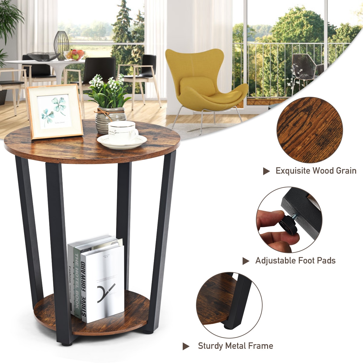 Costway 2HW63074CF End-Tables - View #7