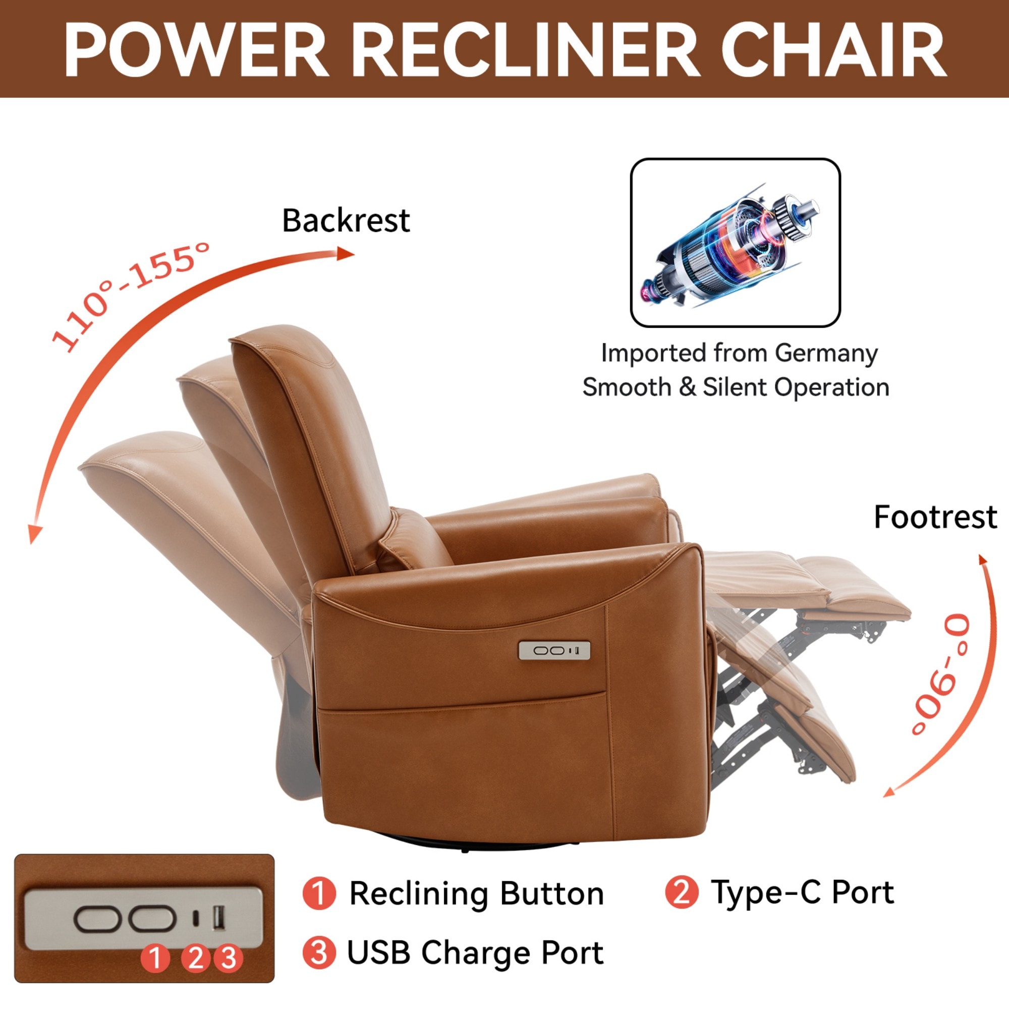 Clihome CL-CO95953 recliners - View #8
