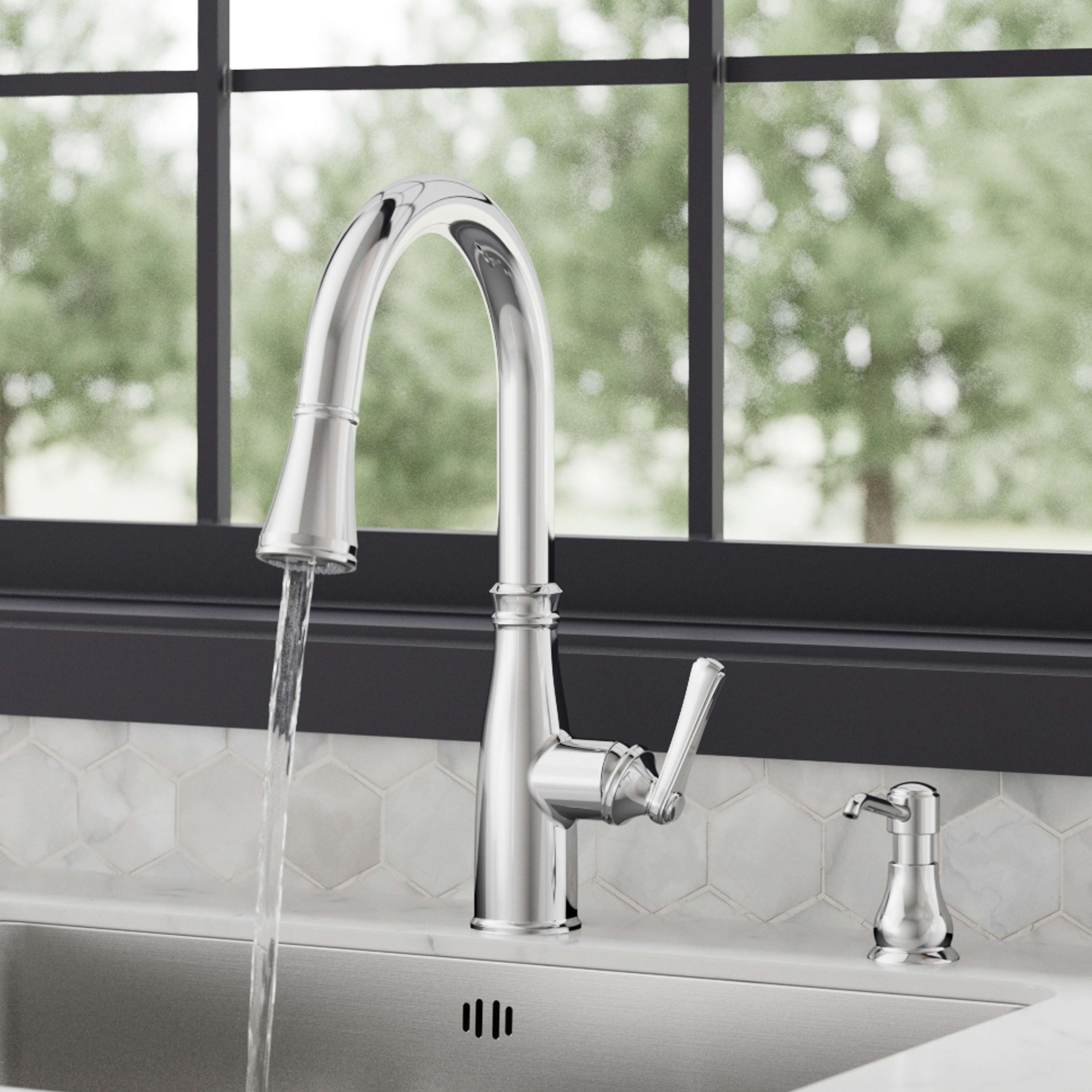 allen + roth FP1B4220CP Kitchen-Faucets - View #7