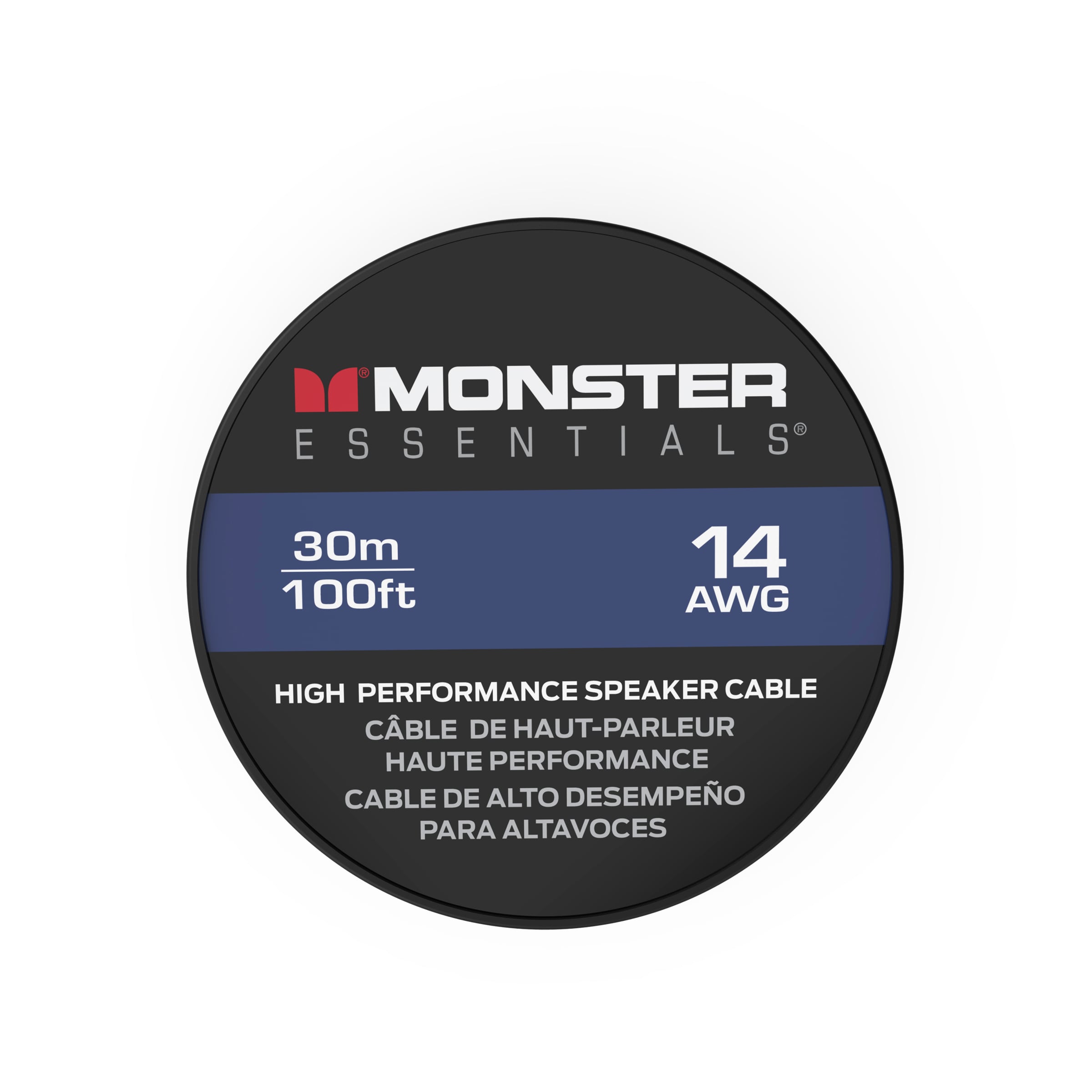 Monster XP Copper Clad Aluminum (cca) Speaker Wire Cable 100 ft Spool - Ideal for Car Audio Cable, Bronze
