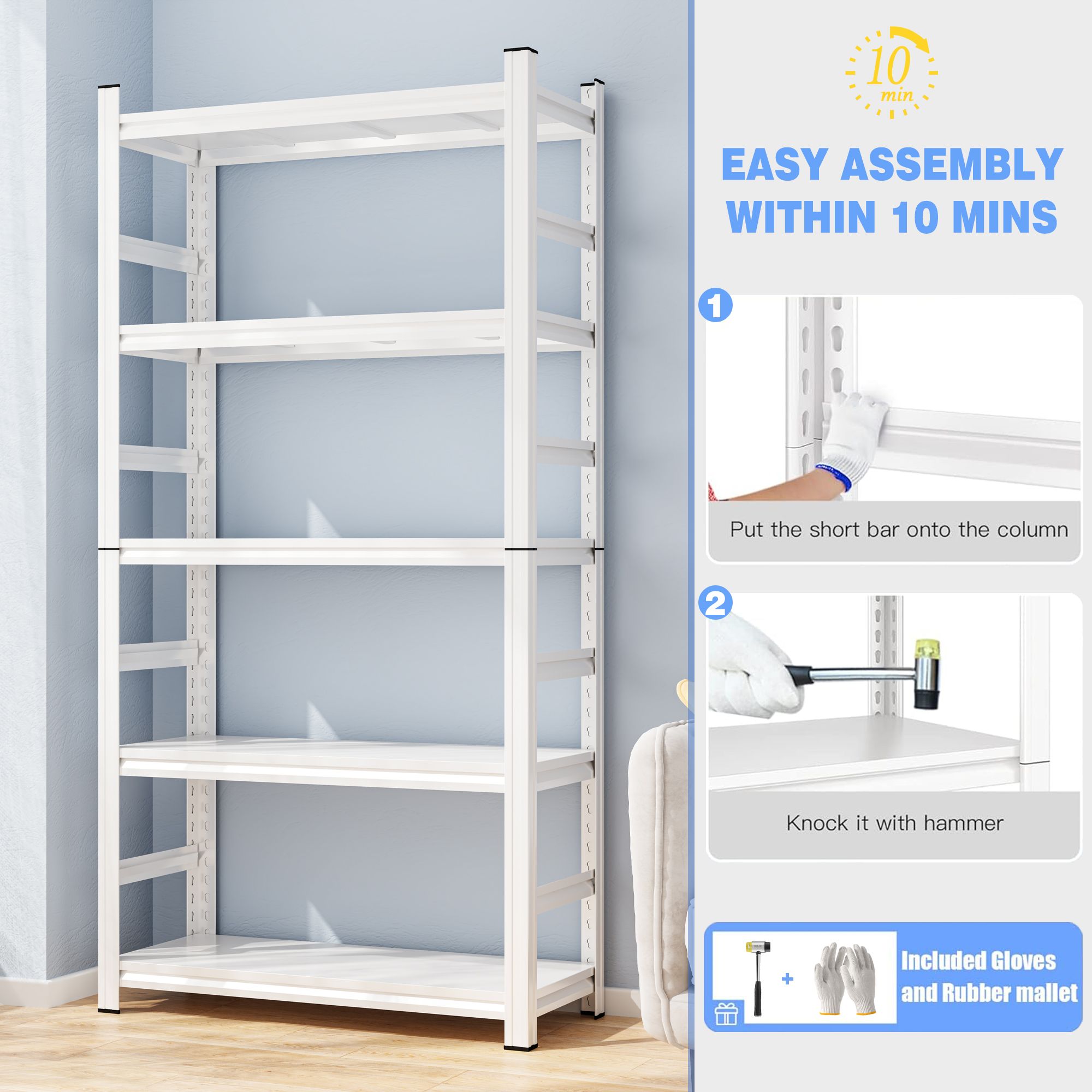 JUSHUA MT-7RZ1HP Free-Standing-Shelving - View #7