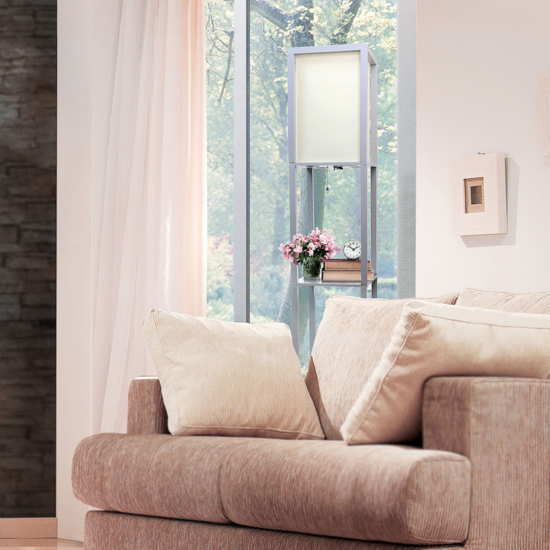 Simple Designs LF1014-GRY-LB floorlamps - View #4