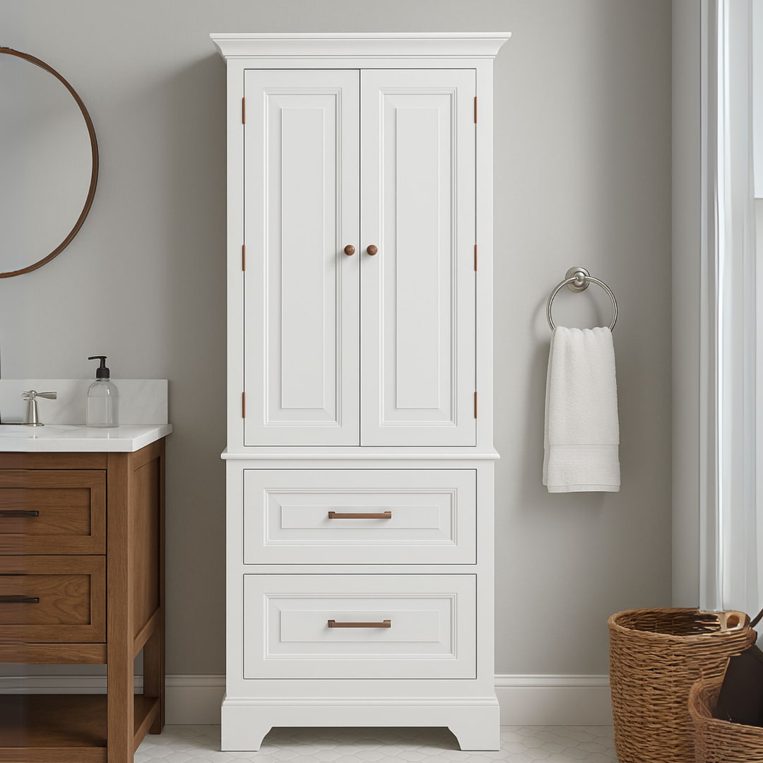 Teamson Home ELG-592S Linen-Cabinets - View #4