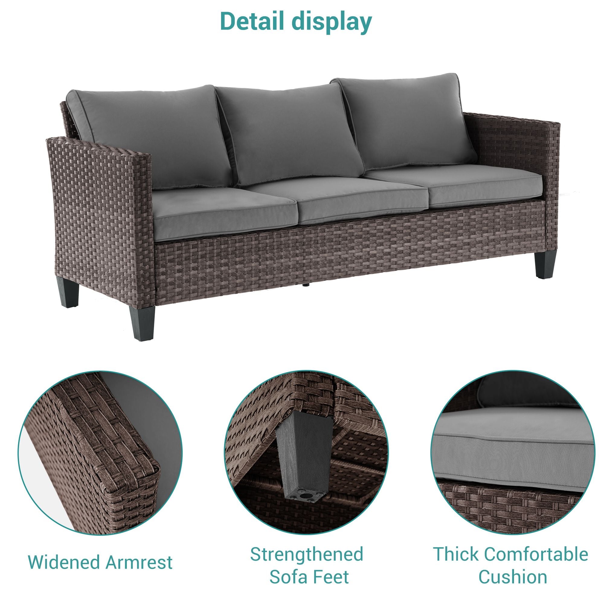 ACEGOSES LW-S1-2RHOG-T3 Patio-Conversation-Sets - View #3