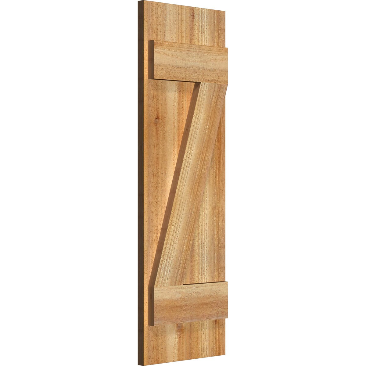 Ekena Millwork RBJ06Z11X032RWR Exterior-Shutters - View #2