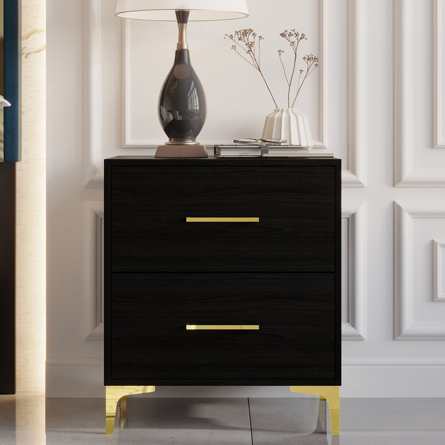 ChaletPosh C90151NS-BK nightstands - View #2