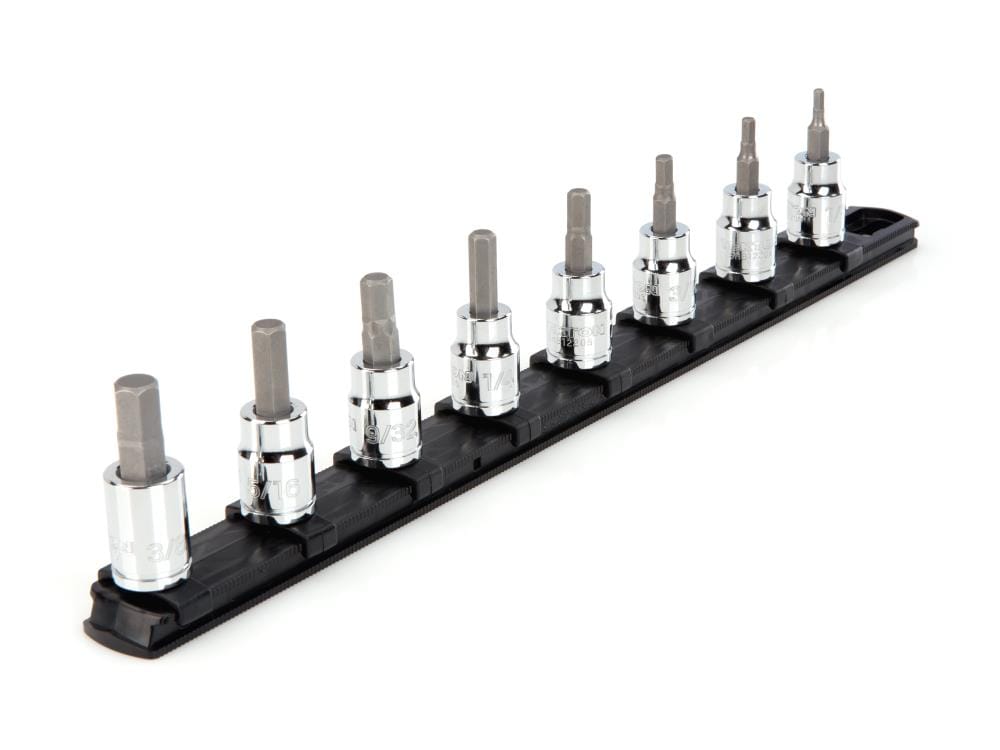 TEKTON SHB91101 8 -Piece 3/8-in Drive Set Hex Bit Driver Socket Set
