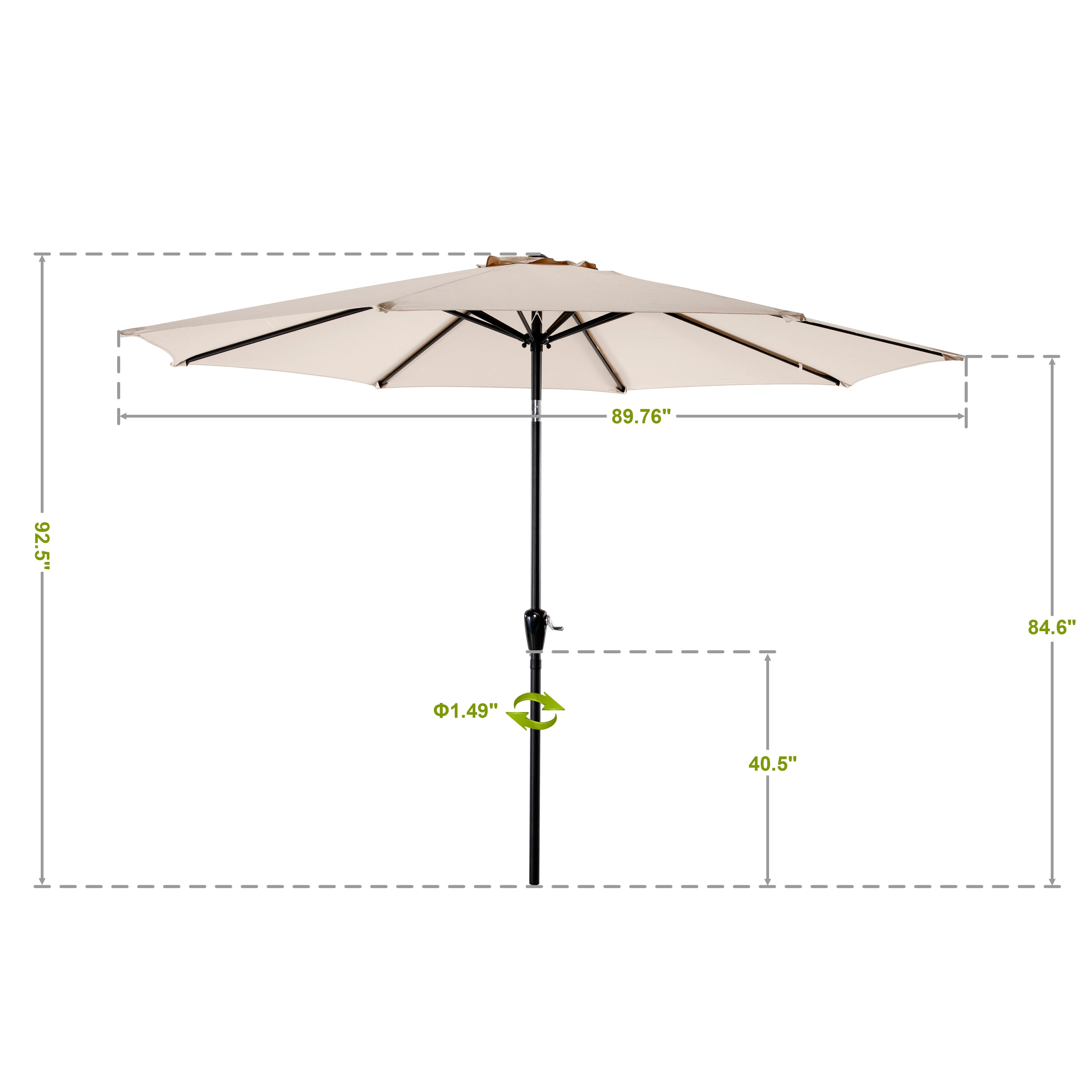 Nuu Garden UU01-BE Umbrellas-2 - View #5