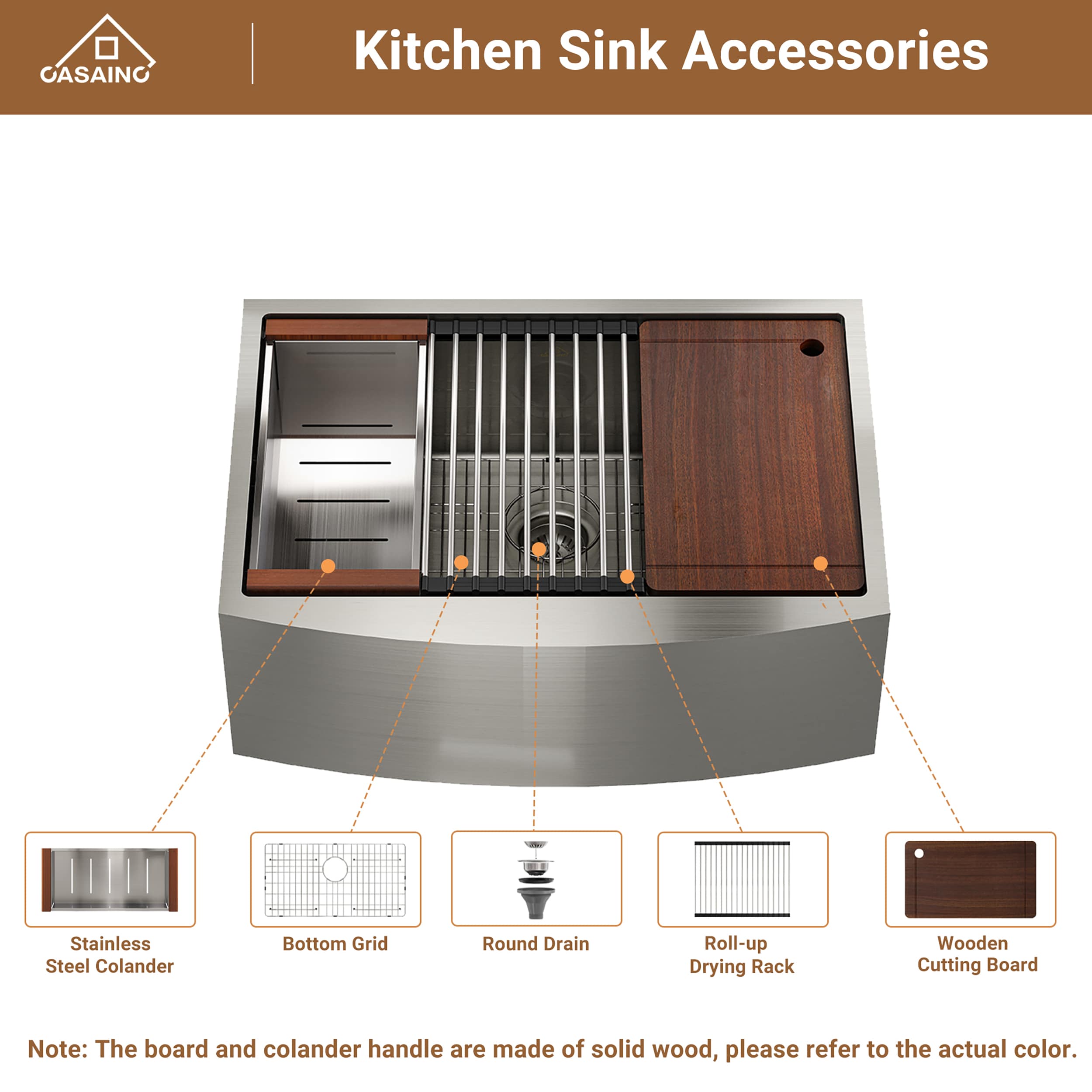 CASAINC SL-LTS3022A1 Kitchen-Sinks - View #6